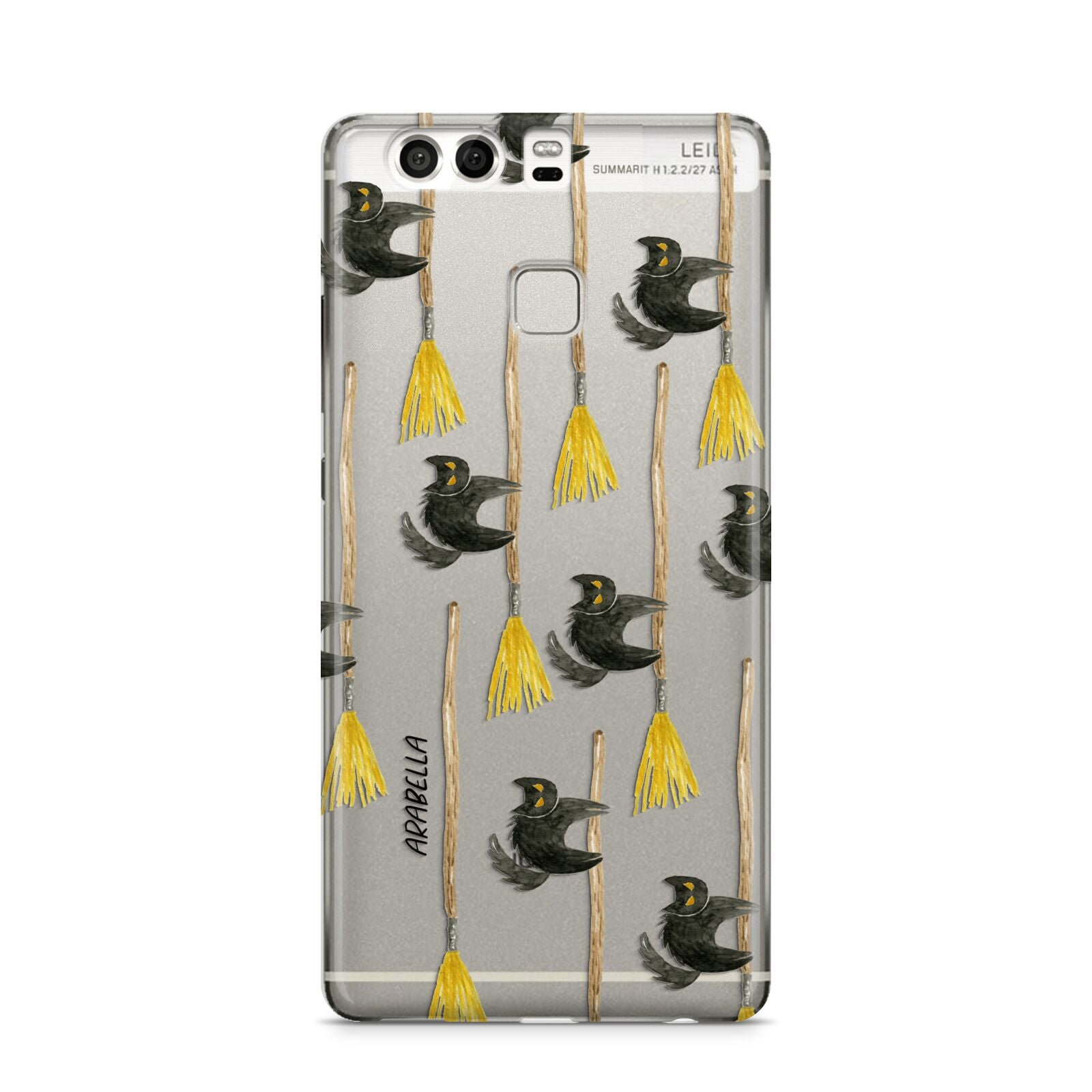 Cats on Broomsticks Halloween Huawei P9 Case