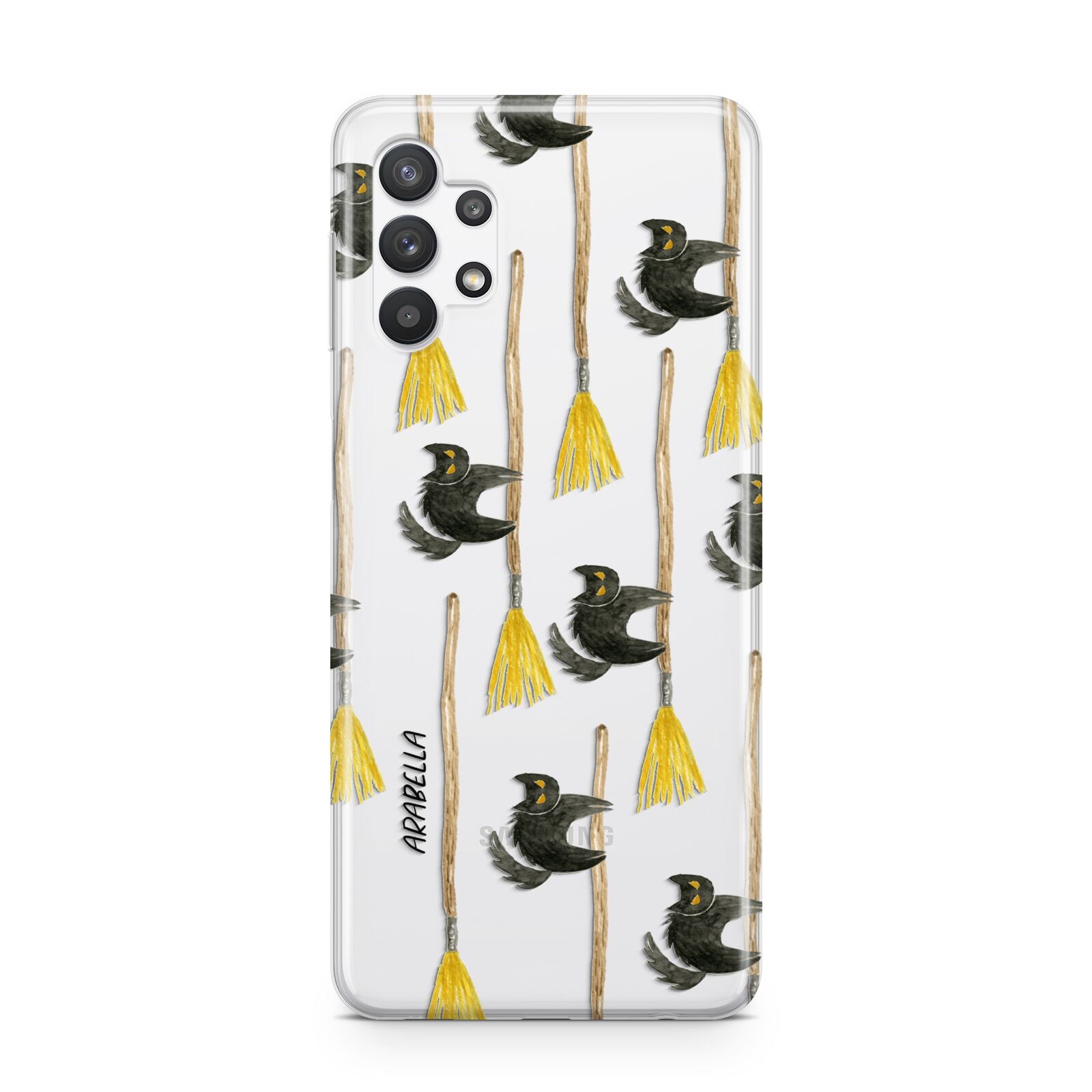 Cats on Broomsticks Halloween Samsung A32 5G Case