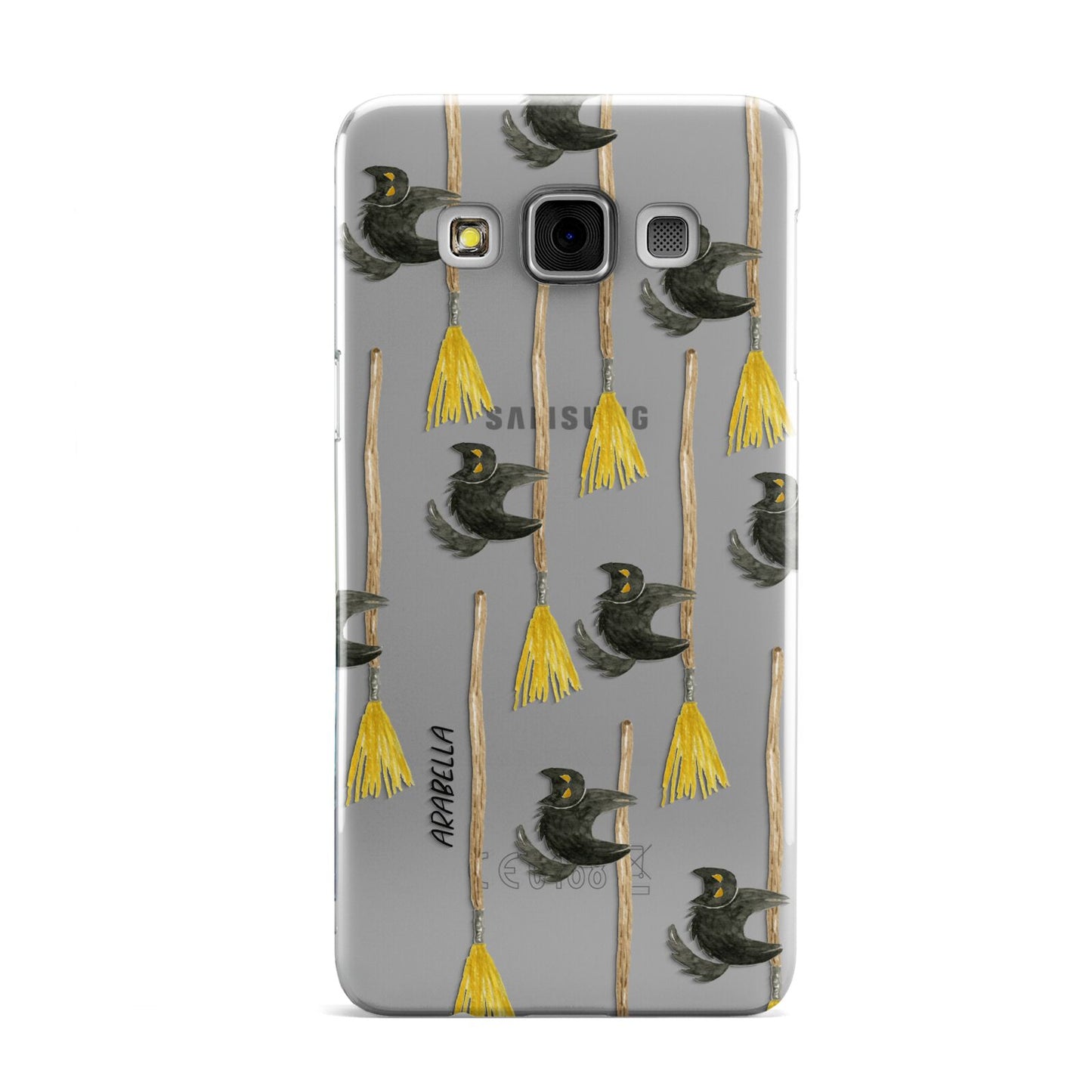 Cats on Broomsticks Halloween Samsung Galaxy A3 Case