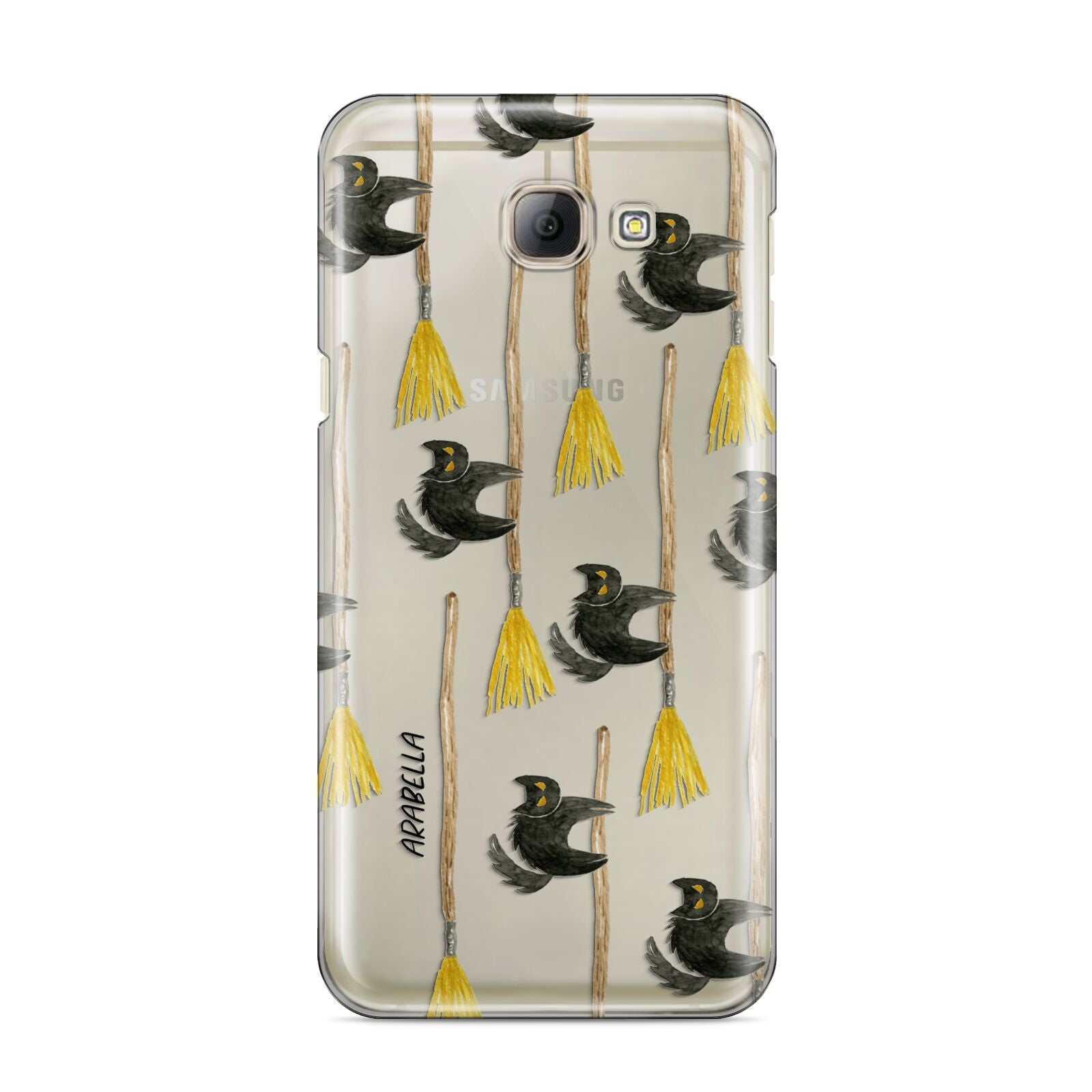 Cats on Broomsticks Halloween Samsung Galaxy A8 2016 Case