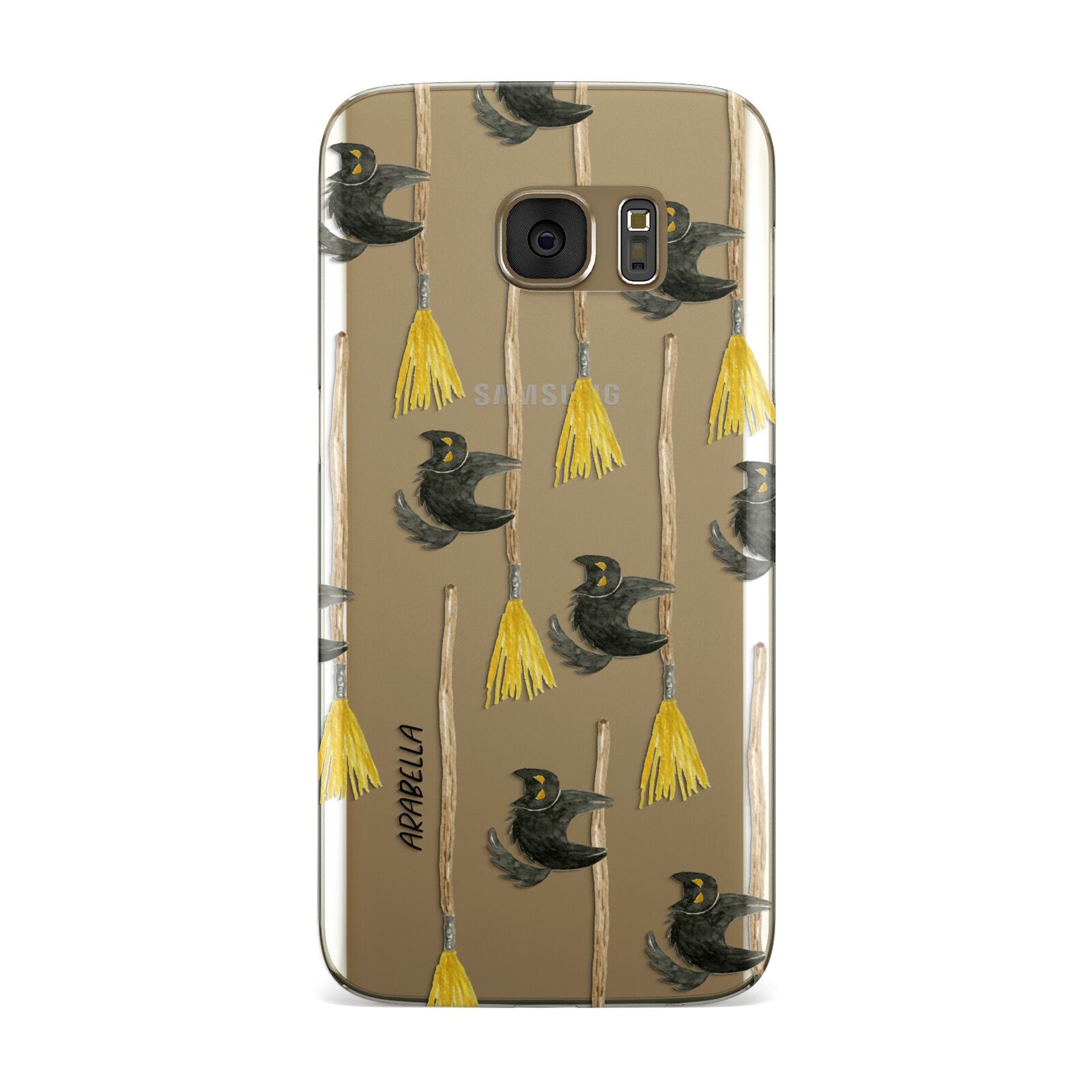 Cats on Broomsticks Halloween Samsung Galaxy Case