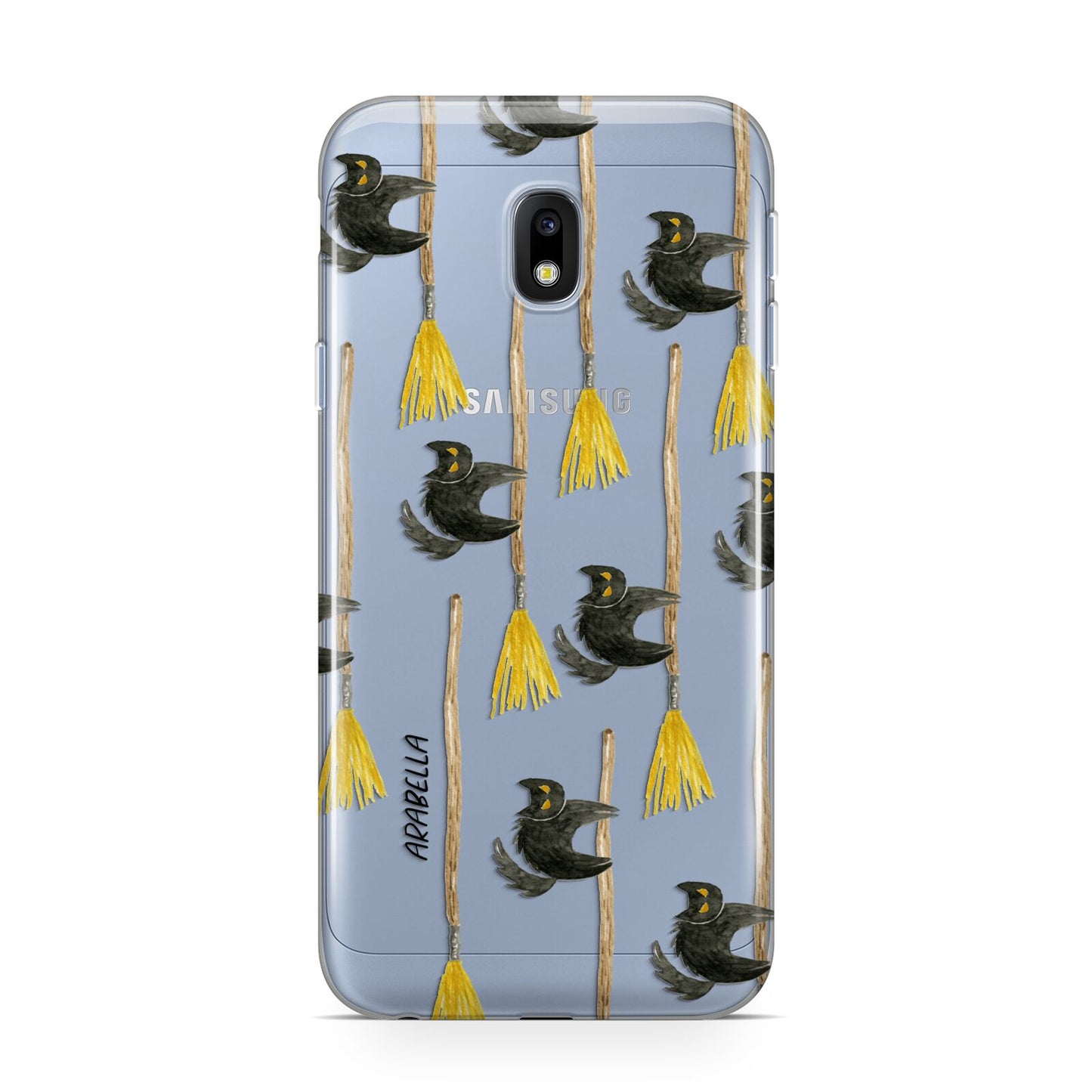 Cats on Broomsticks Halloween Samsung Galaxy J3 2017 Case