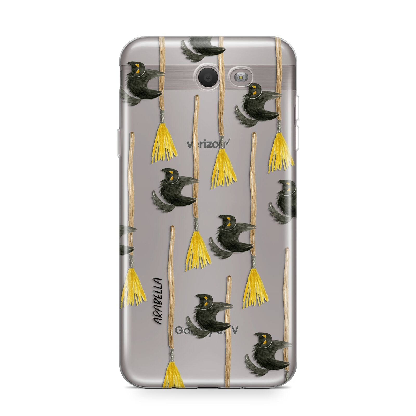 Cats on Broomsticks Halloween Samsung Galaxy J7 2017 Case