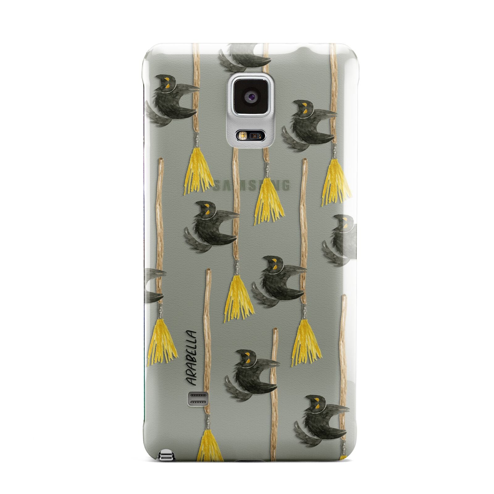 Cats on Broomsticks Halloween Samsung Galaxy Note 4 Case