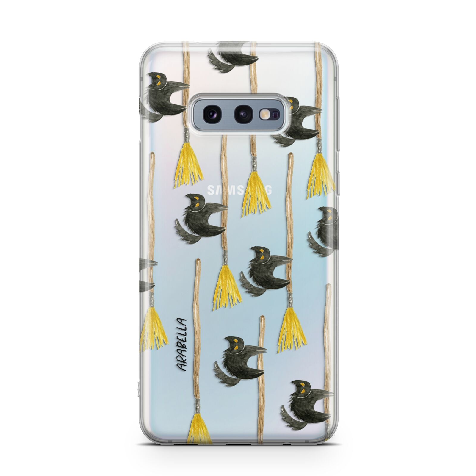 Cats on Broomsticks Halloween Samsung Galaxy S10E Case