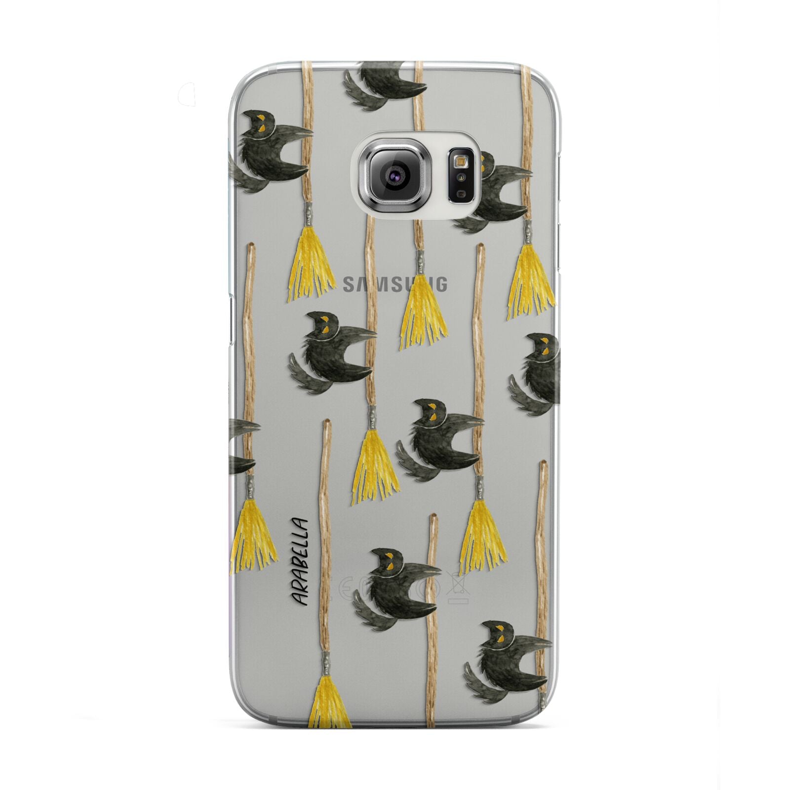 Cats on Broomsticks Halloween Samsung Galaxy S6 Edge Case