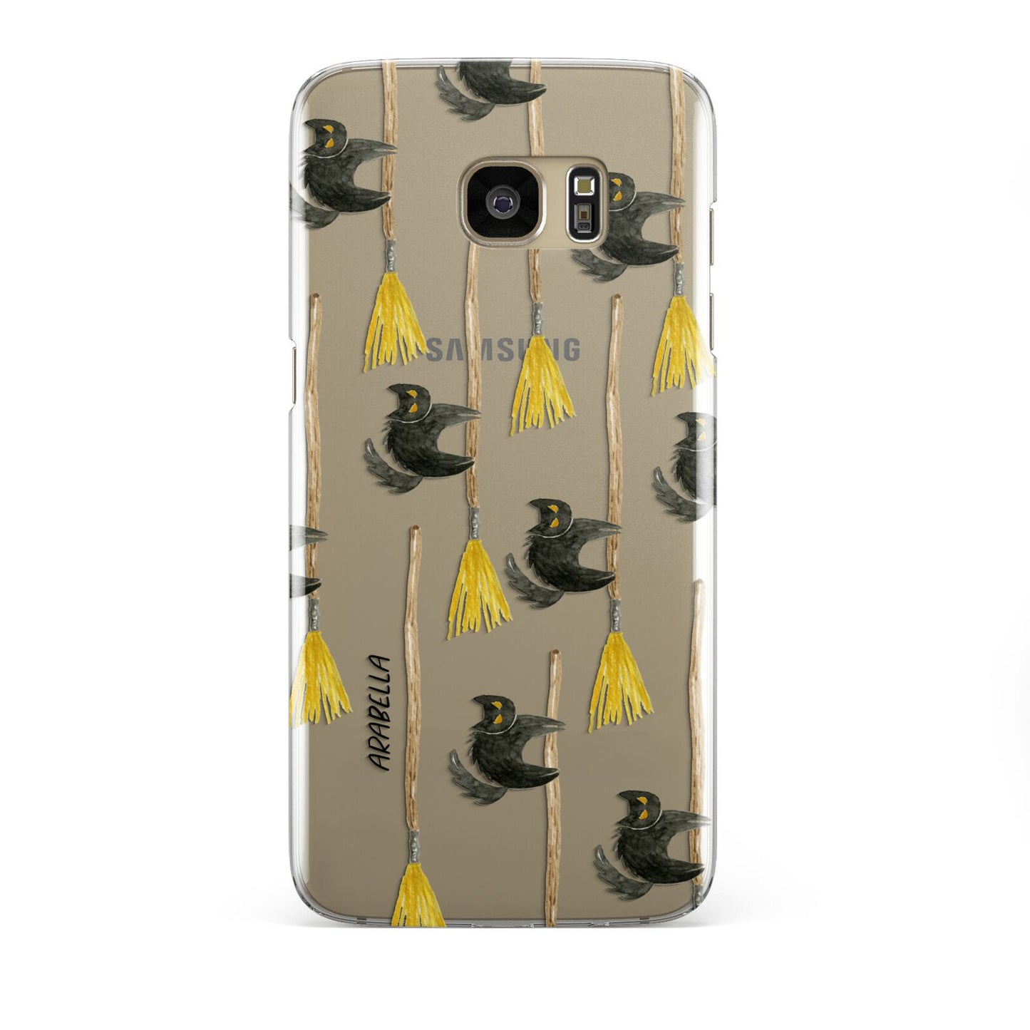 Cats on Broomsticks Halloween Samsung Galaxy S7 Edge Case