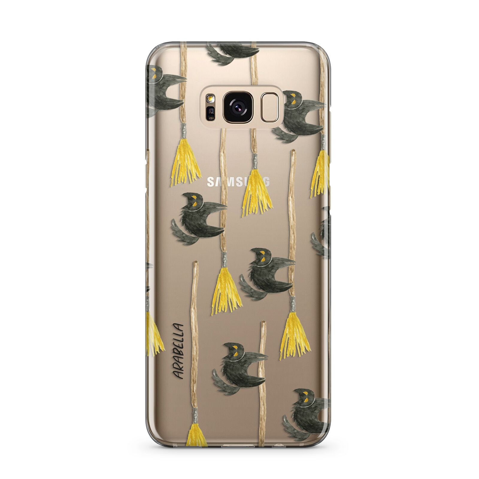 Cats on Broomsticks Halloween Samsung Galaxy S8 Plus Case