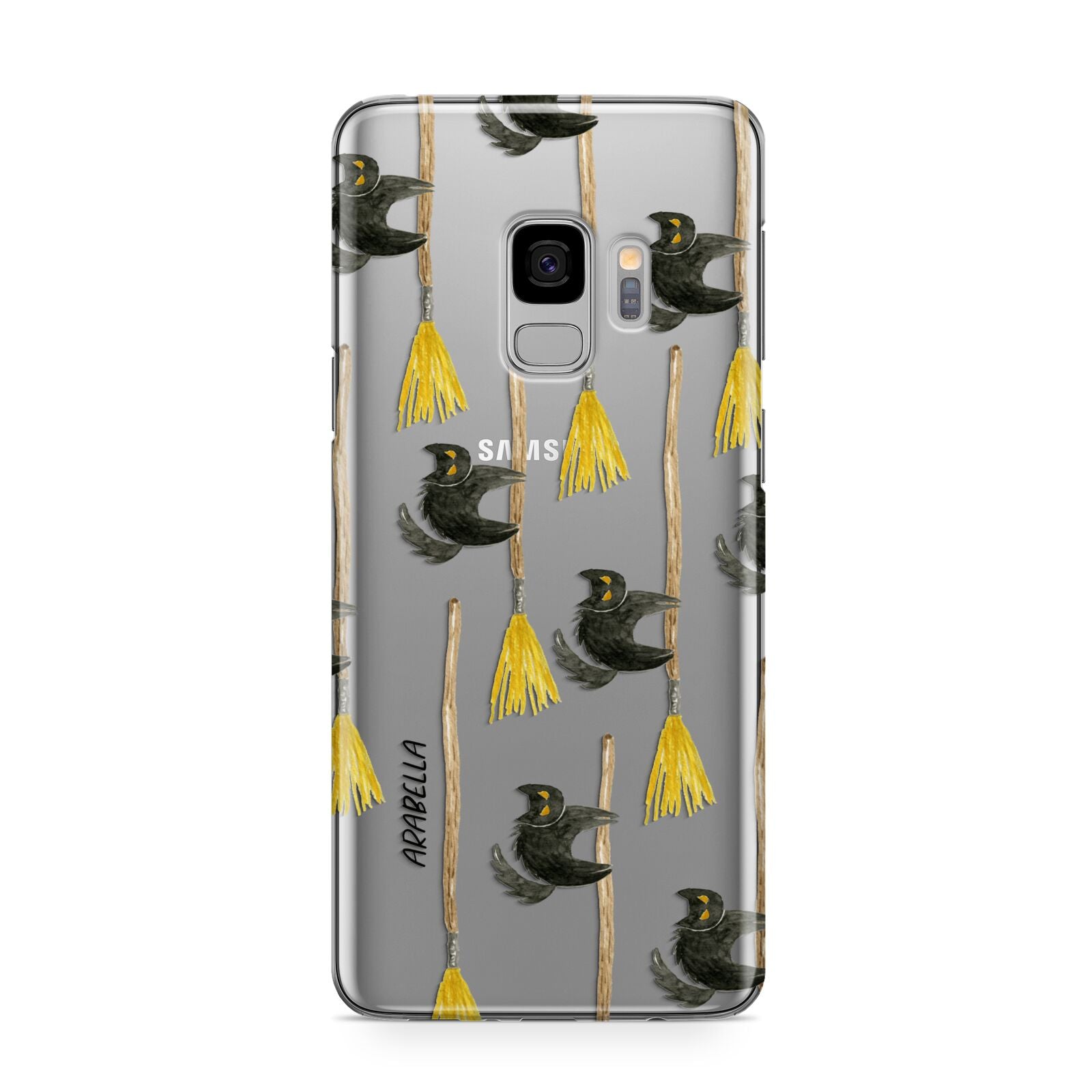 Cats on Broomsticks Halloween Samsung Galaxy S9 Case