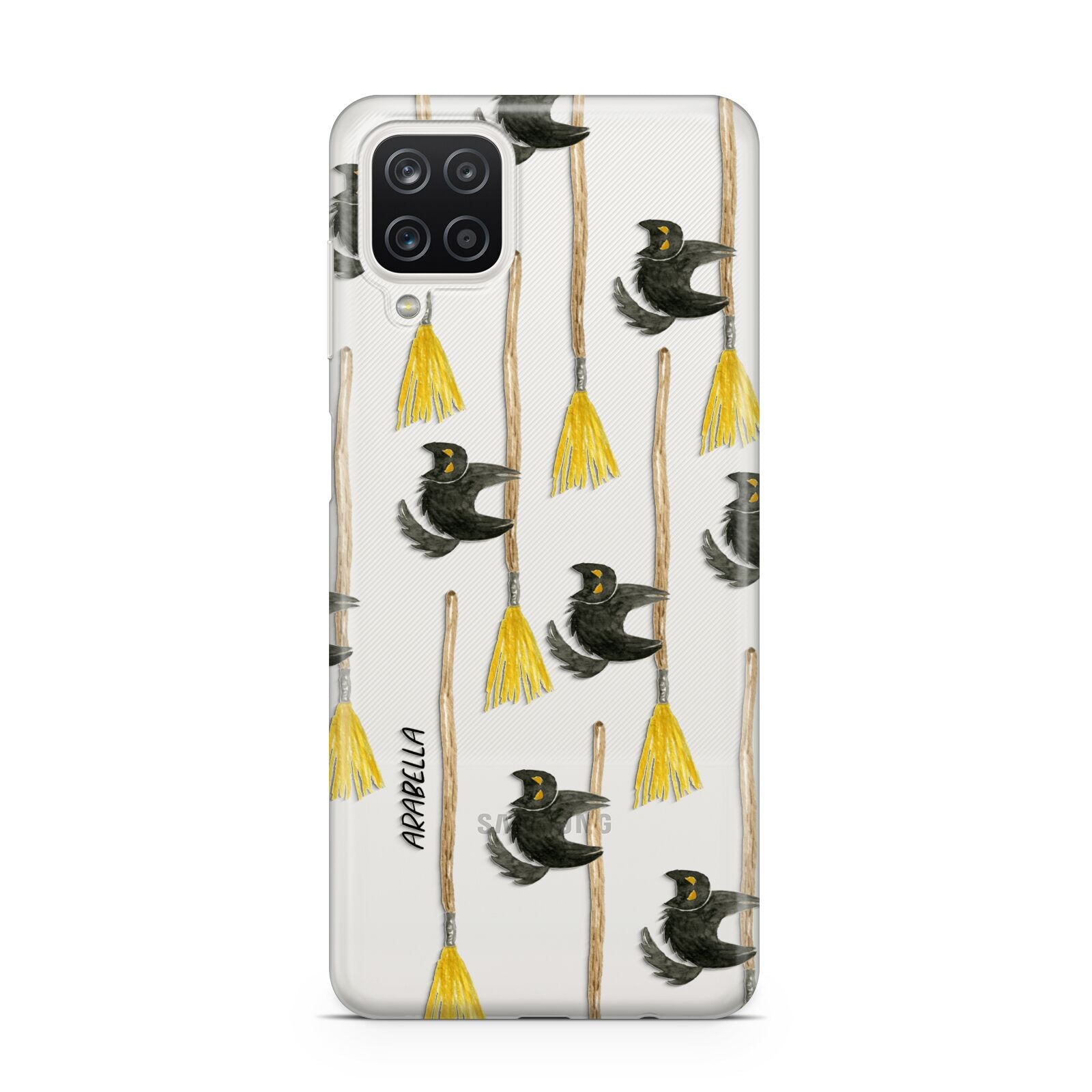 Cats on Broomsticks Halloween Samsung M12 Case