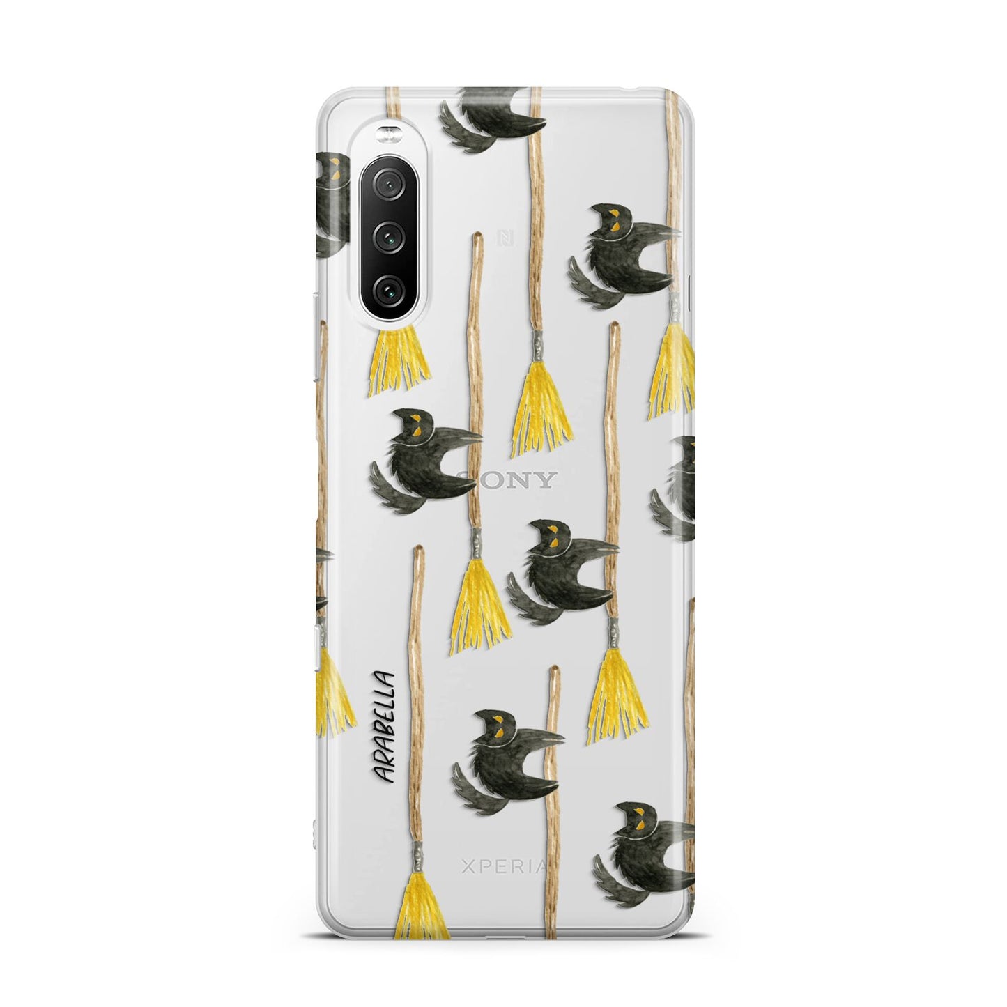 Cats on Broomsticks Halloween Sony Xperia 10 III Case