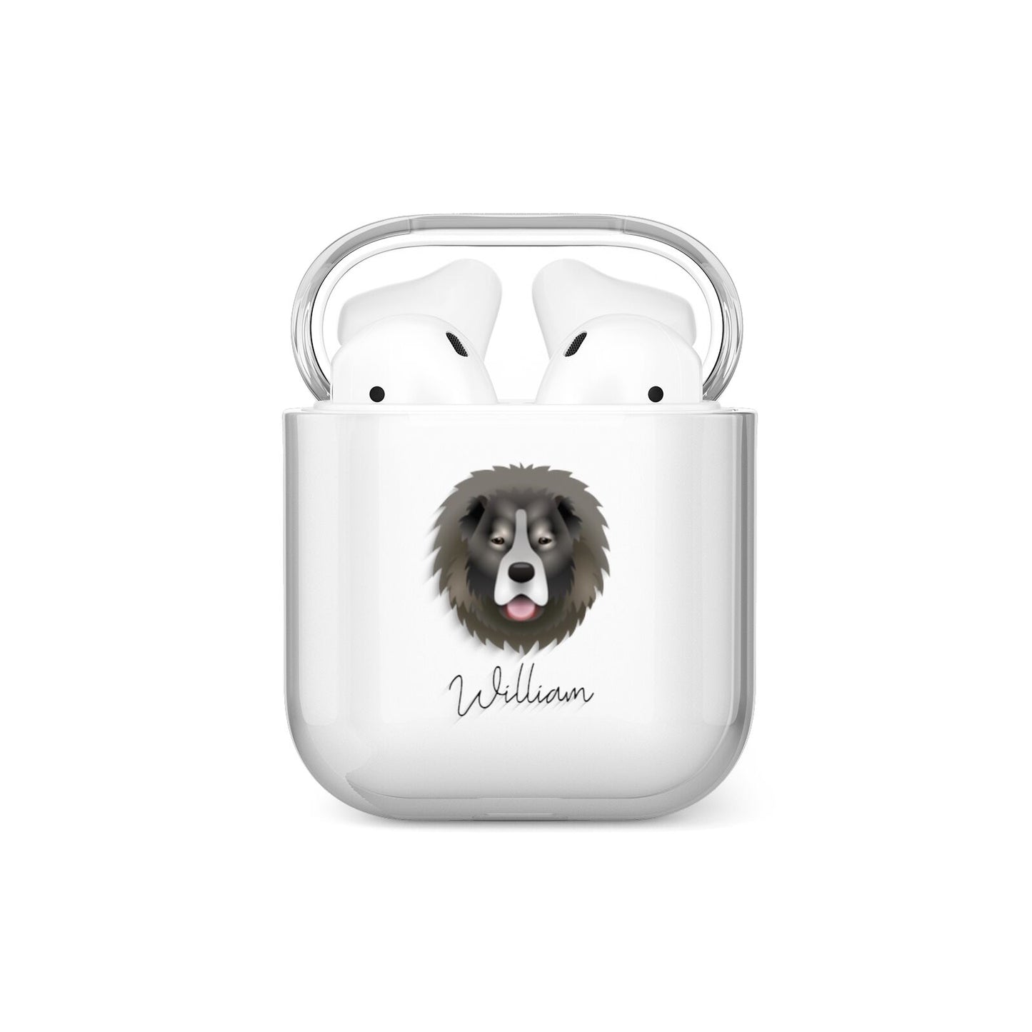 Causasian Shepherd Personalised AirPods Case