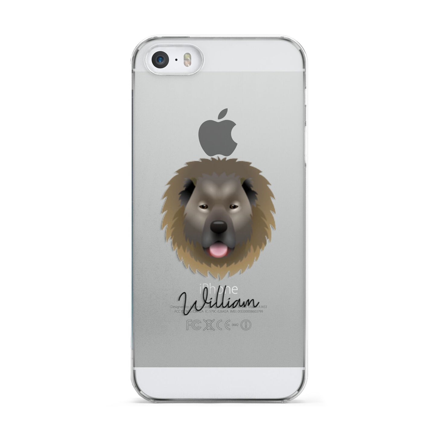 Causasian Shepherd Personalised Apple iPhone 5 Case