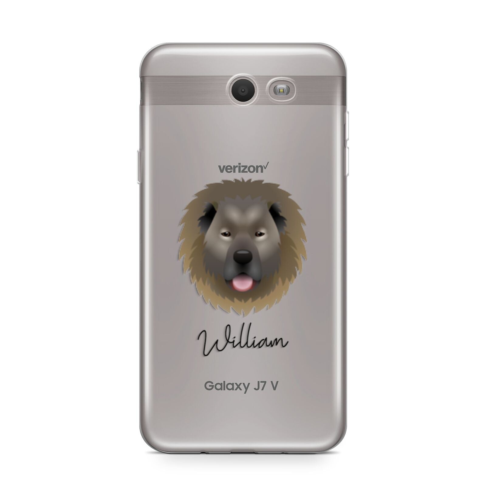 Causasian Shepherd Personalised Samsung Galaxy J7 2017 Case