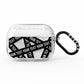 Caution Tape Custom Phrase AirPods Pro Glitter Case