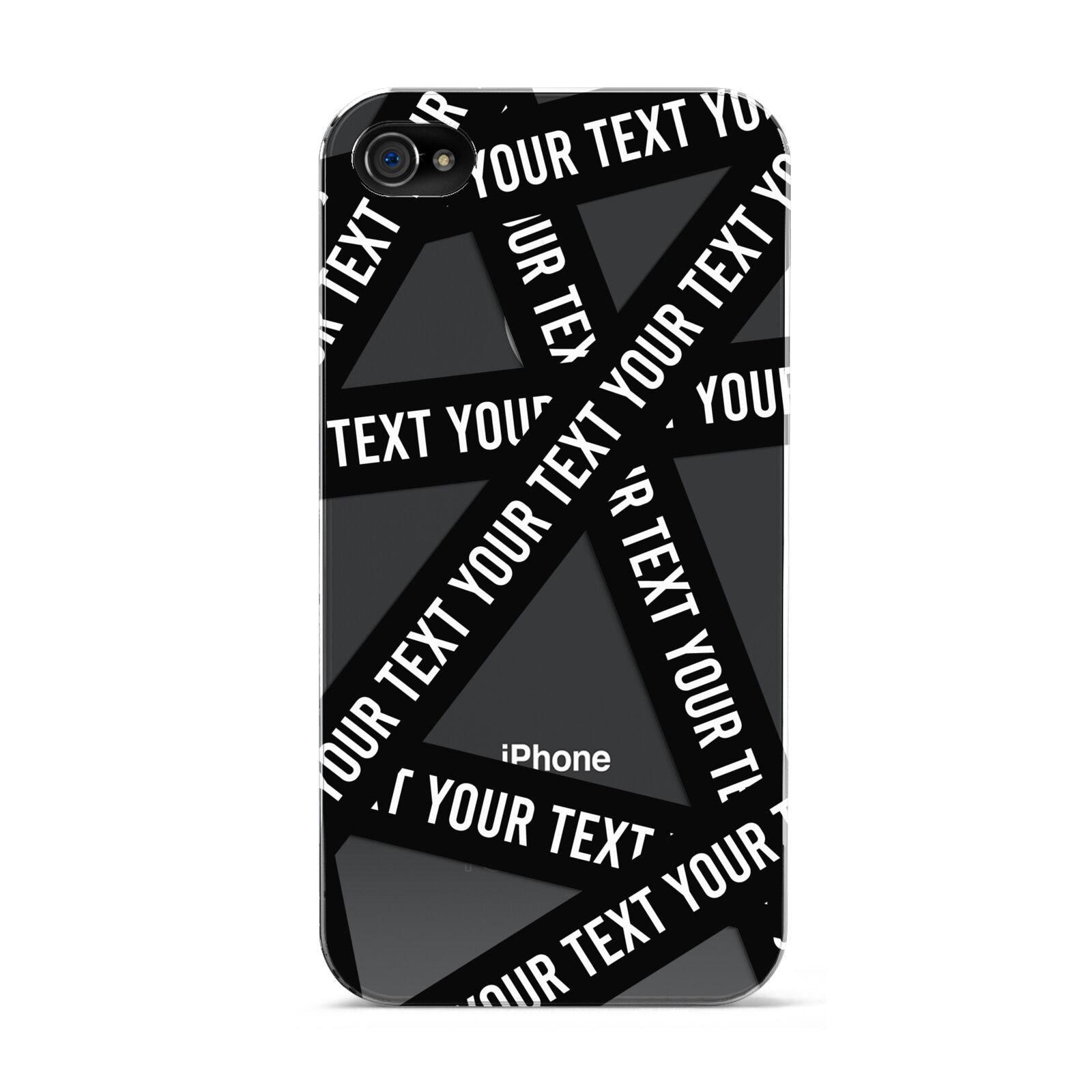 Caution Tape Custom Phrase Apple iPhone 4s Case