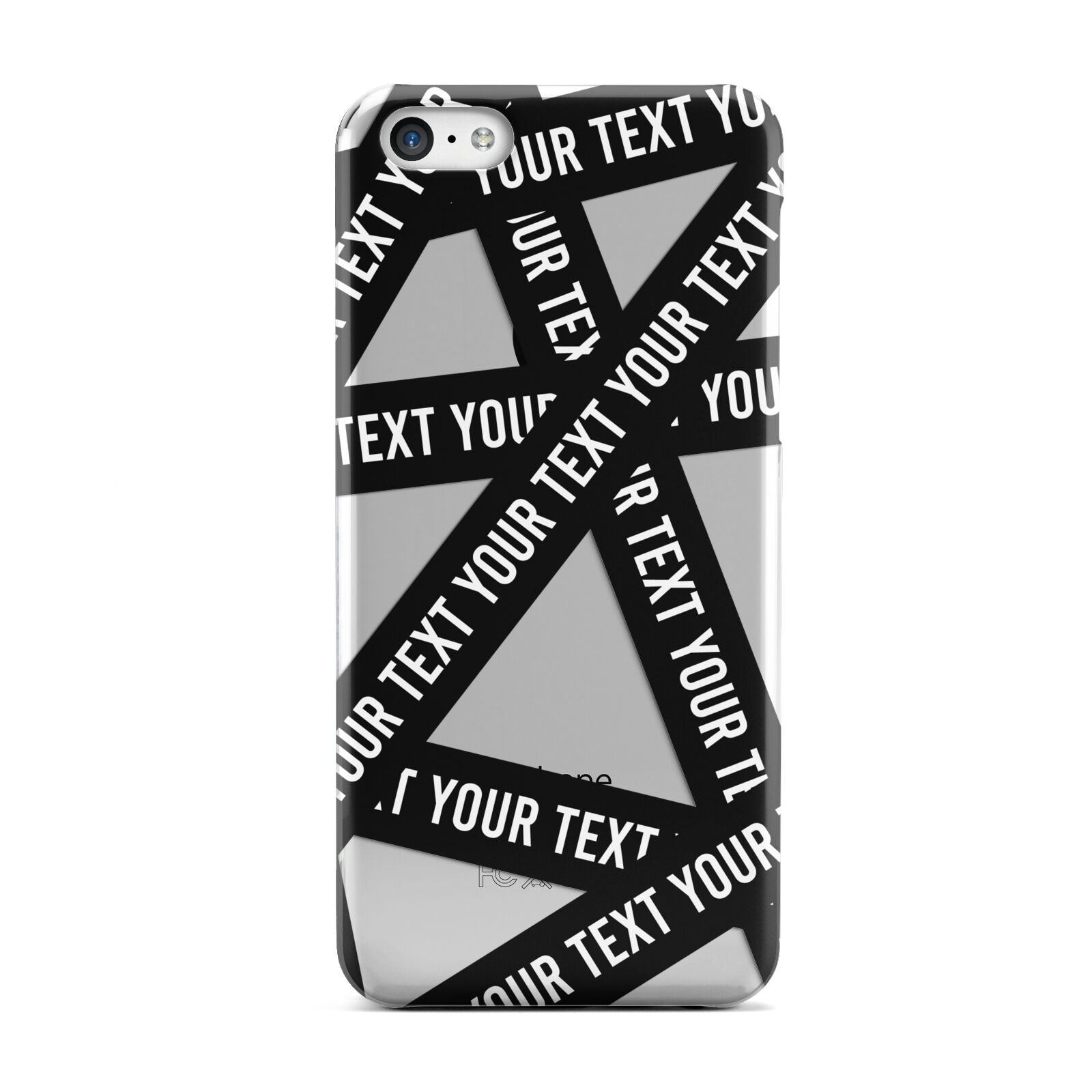 Caution Tape Custom Phrase Apple iPhone 5c Case