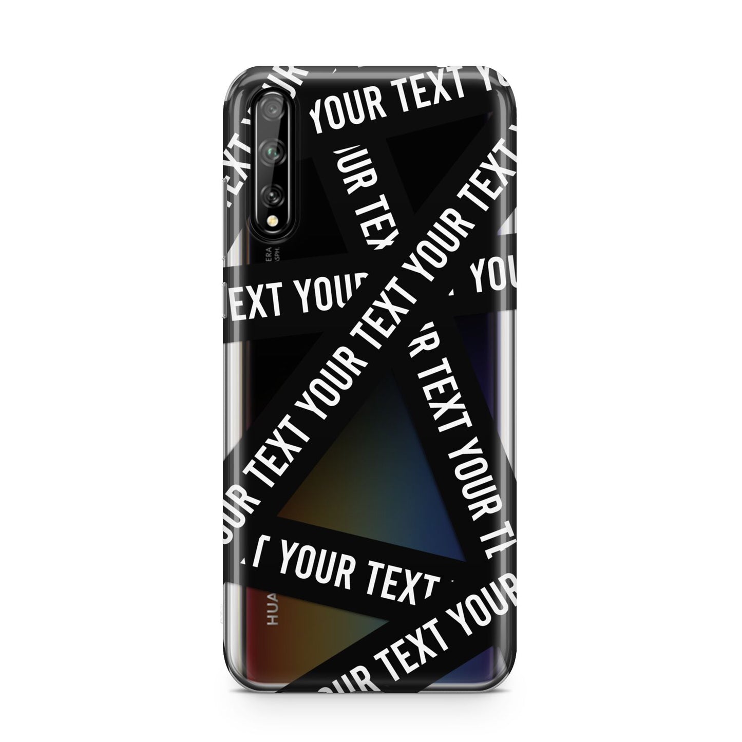 Caution Tape Custom Phrase Huawei Enjoy 10s Phone Case