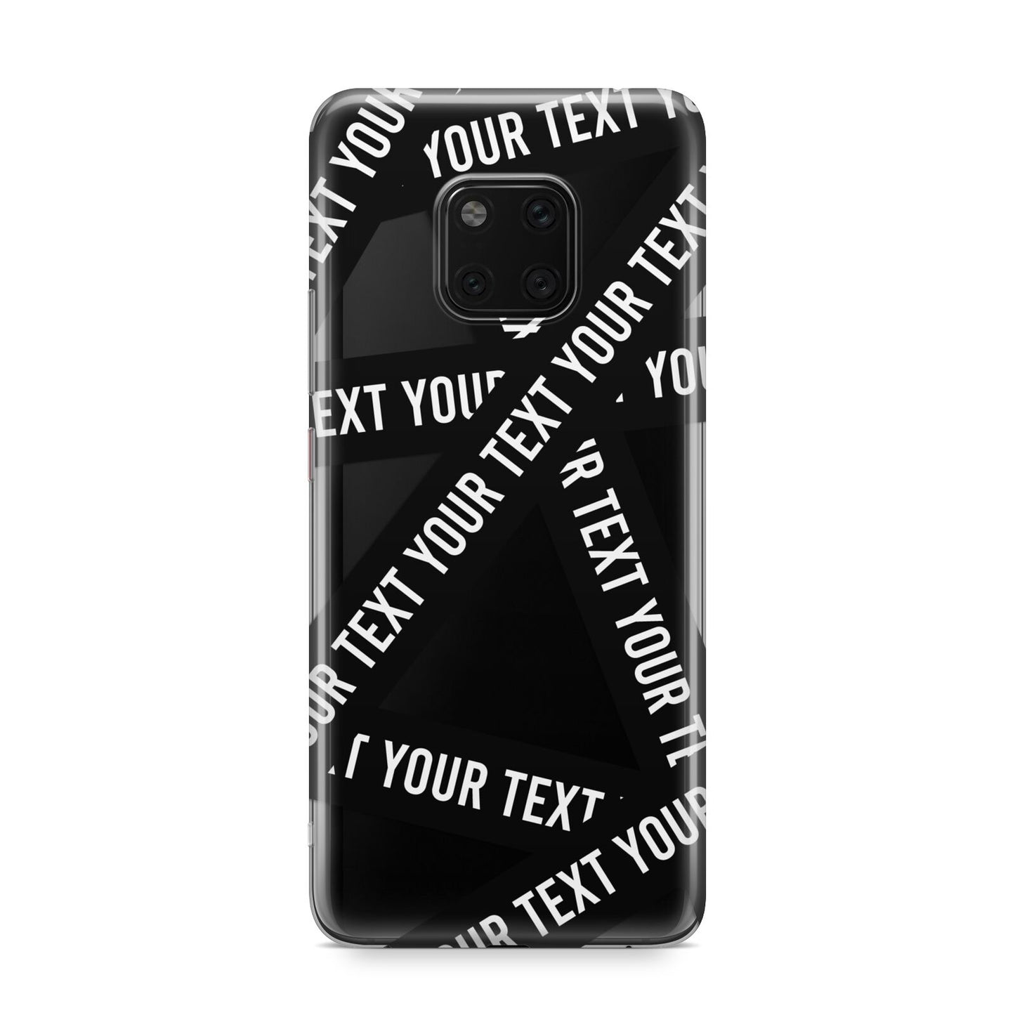 Caution Tape Custom Phrase Huawei Mate 20 Pro Phone Case