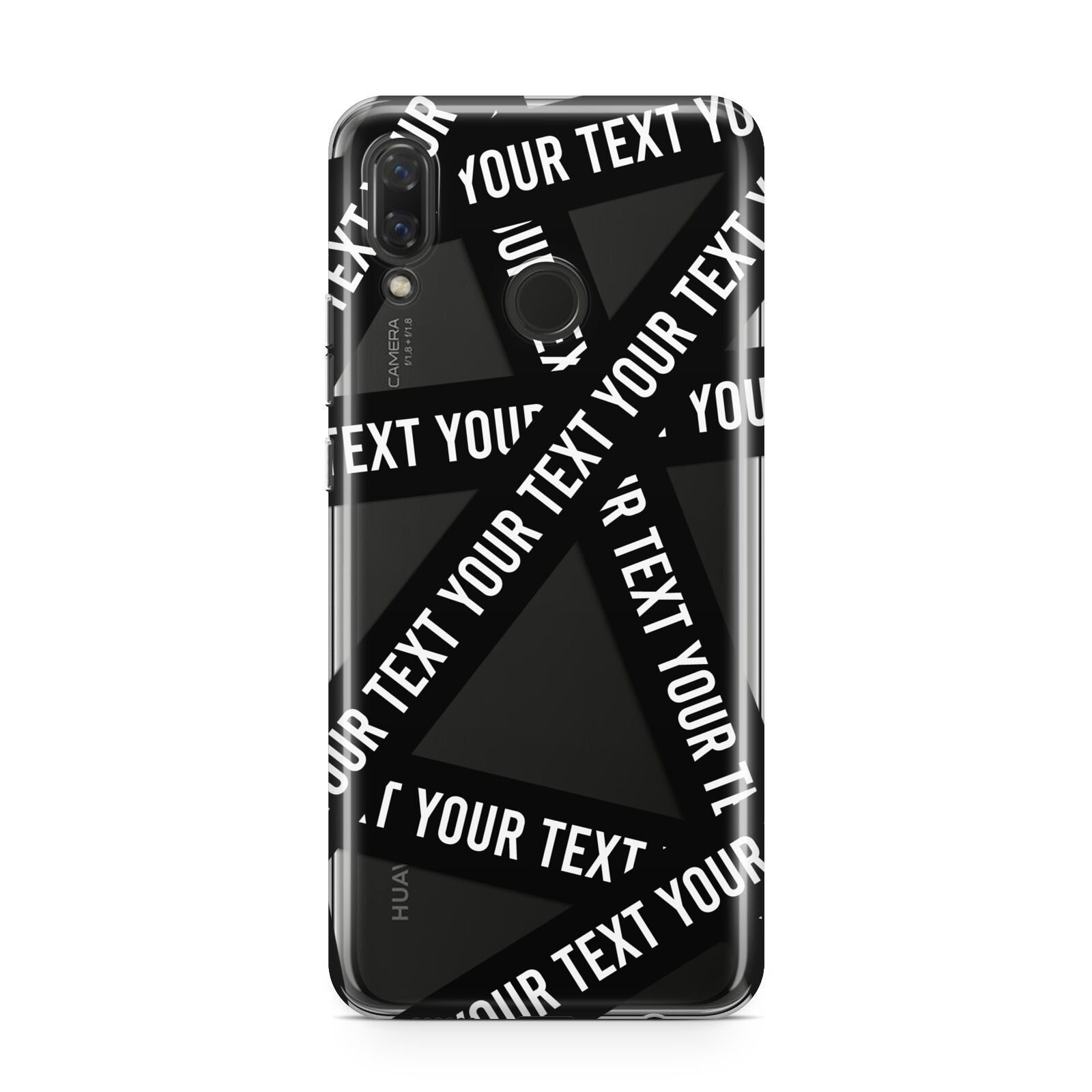 Caution Tape Custom Phrase Huawei Nova 3 Phone Case