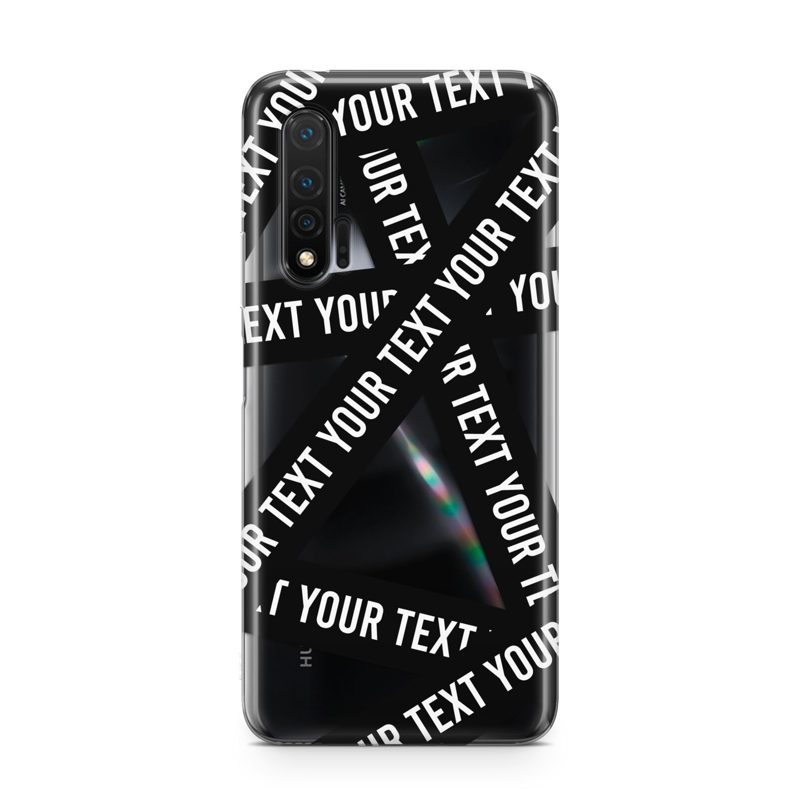 Caution Tape Custom Phrase Huawei Nova 6 Phone Case