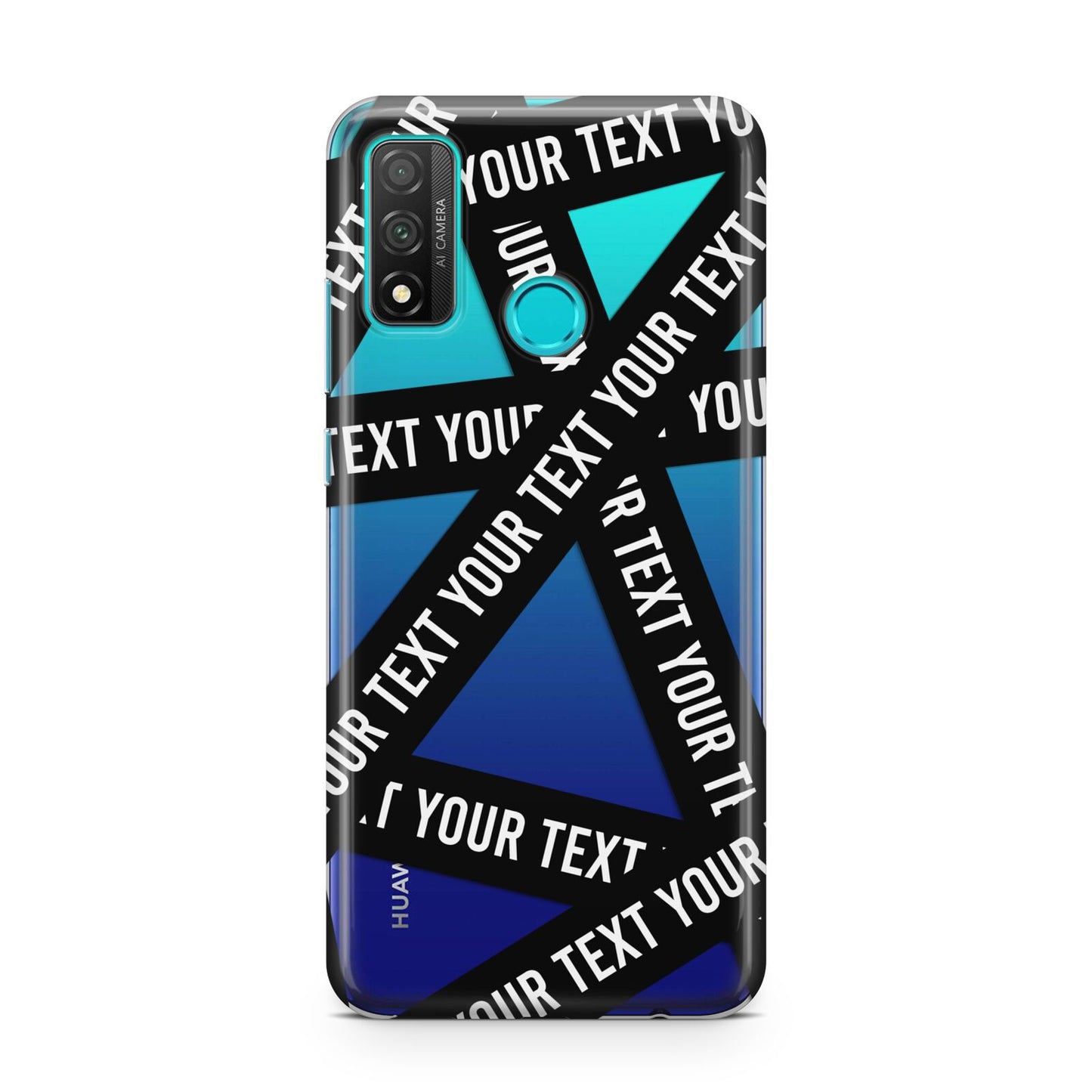 Caution Tape Custom Phrase Huawei P Smart 2020