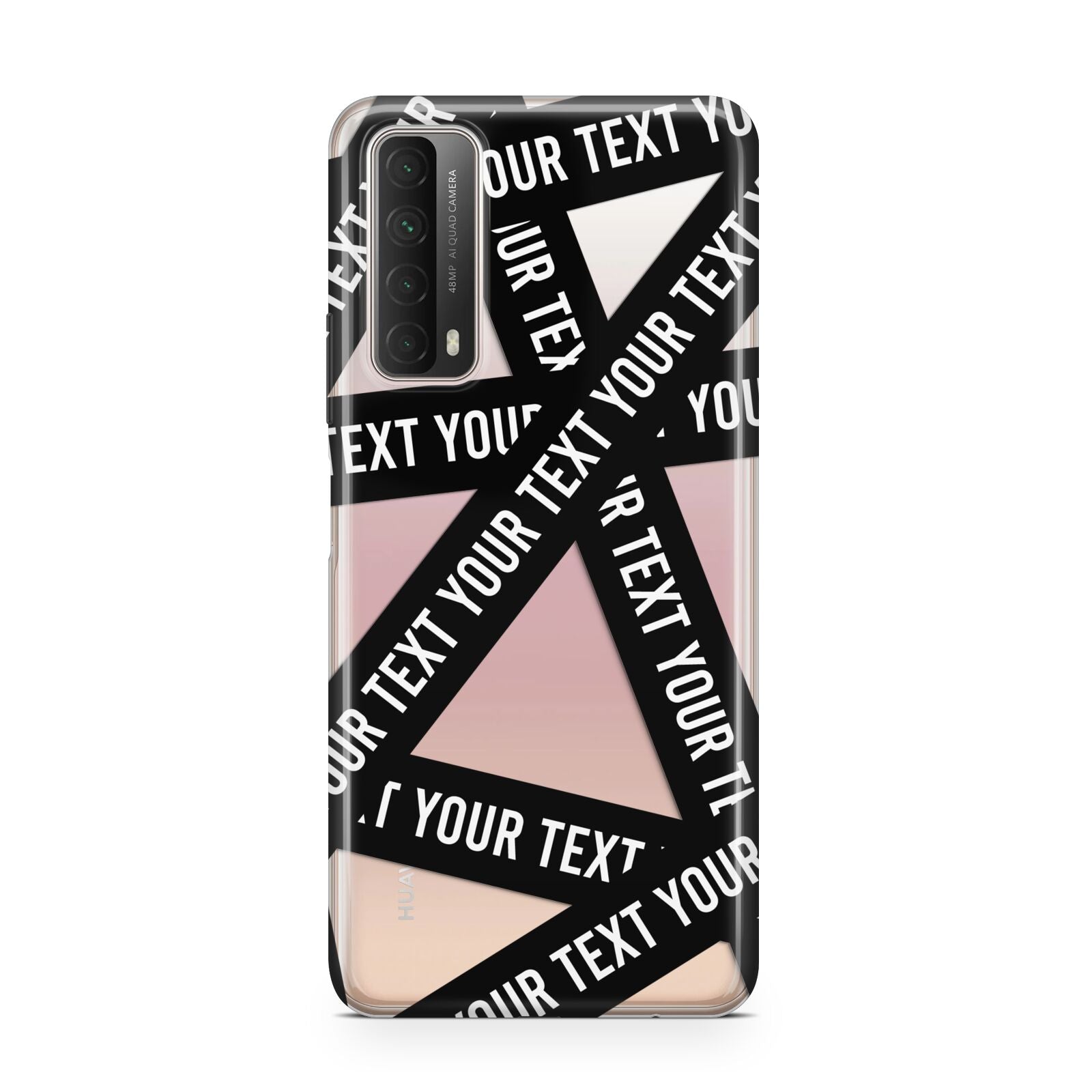 Caution Tape Custom Phrase Huawei P Smart 2021