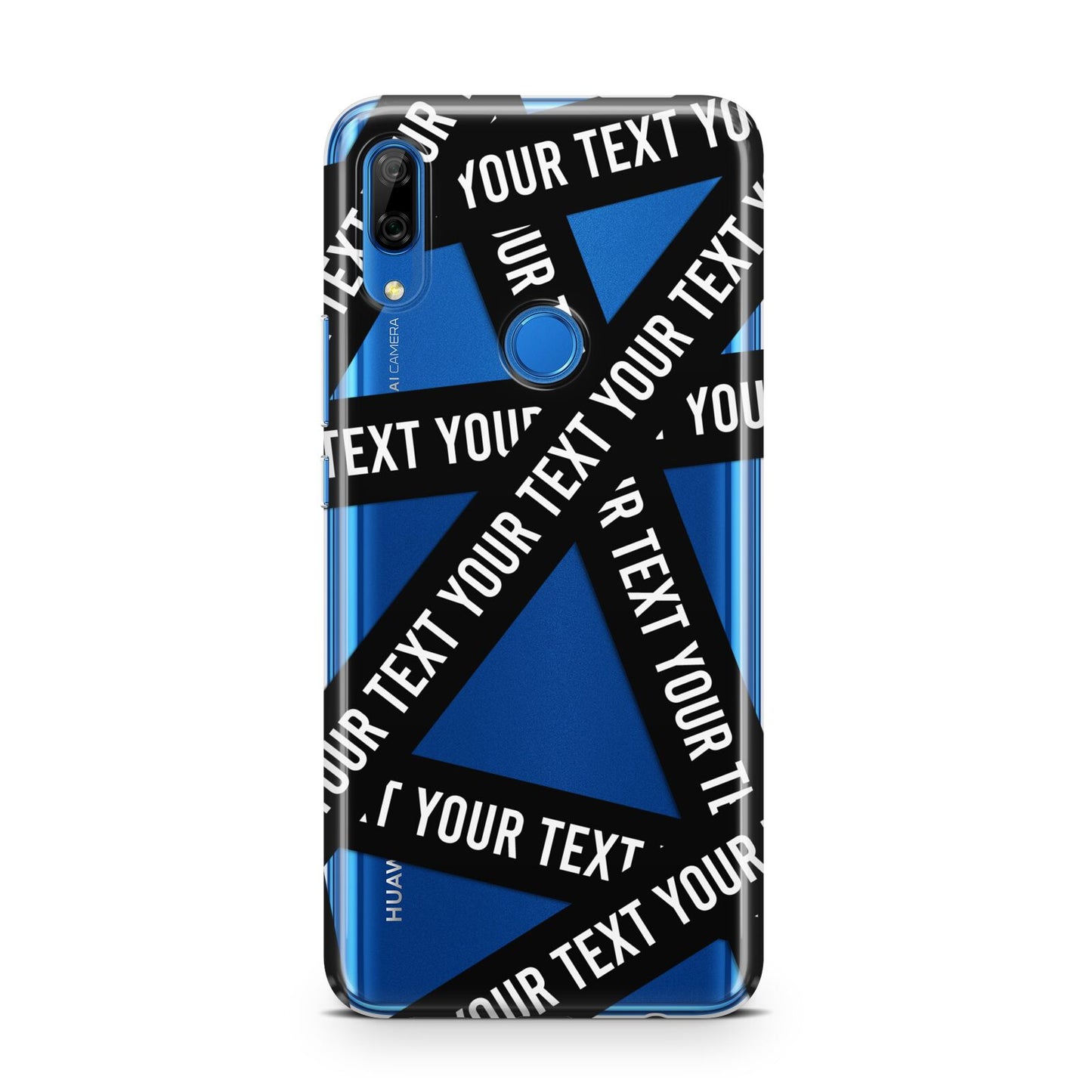 Caution Tape Custom Phrase Huawei P Smart Z