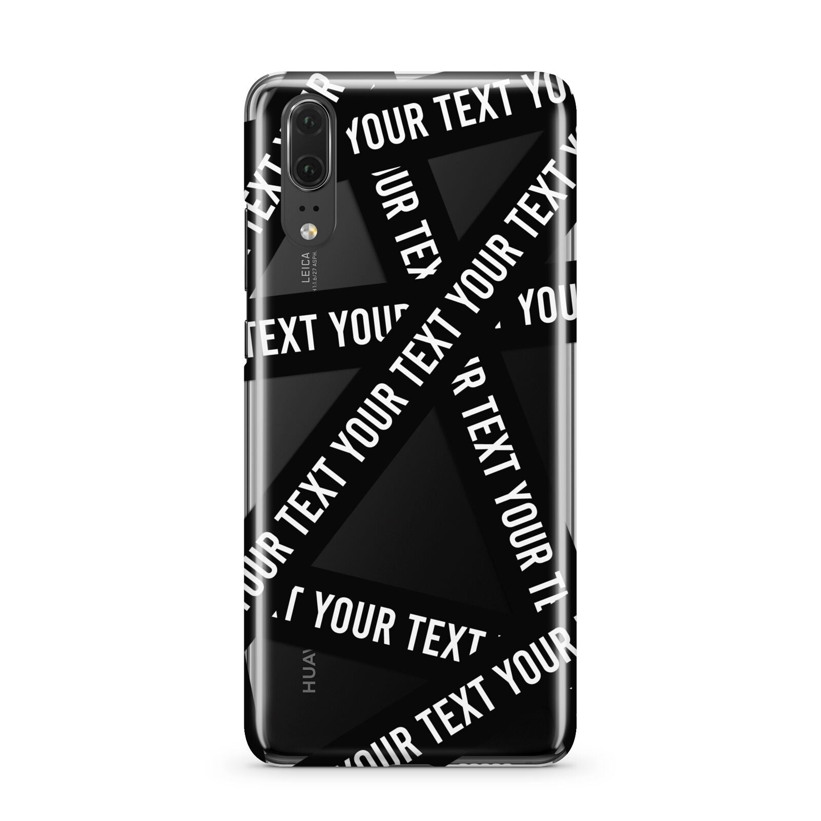 Caution Tape Custom Phrase Huawei P20 Phone Case