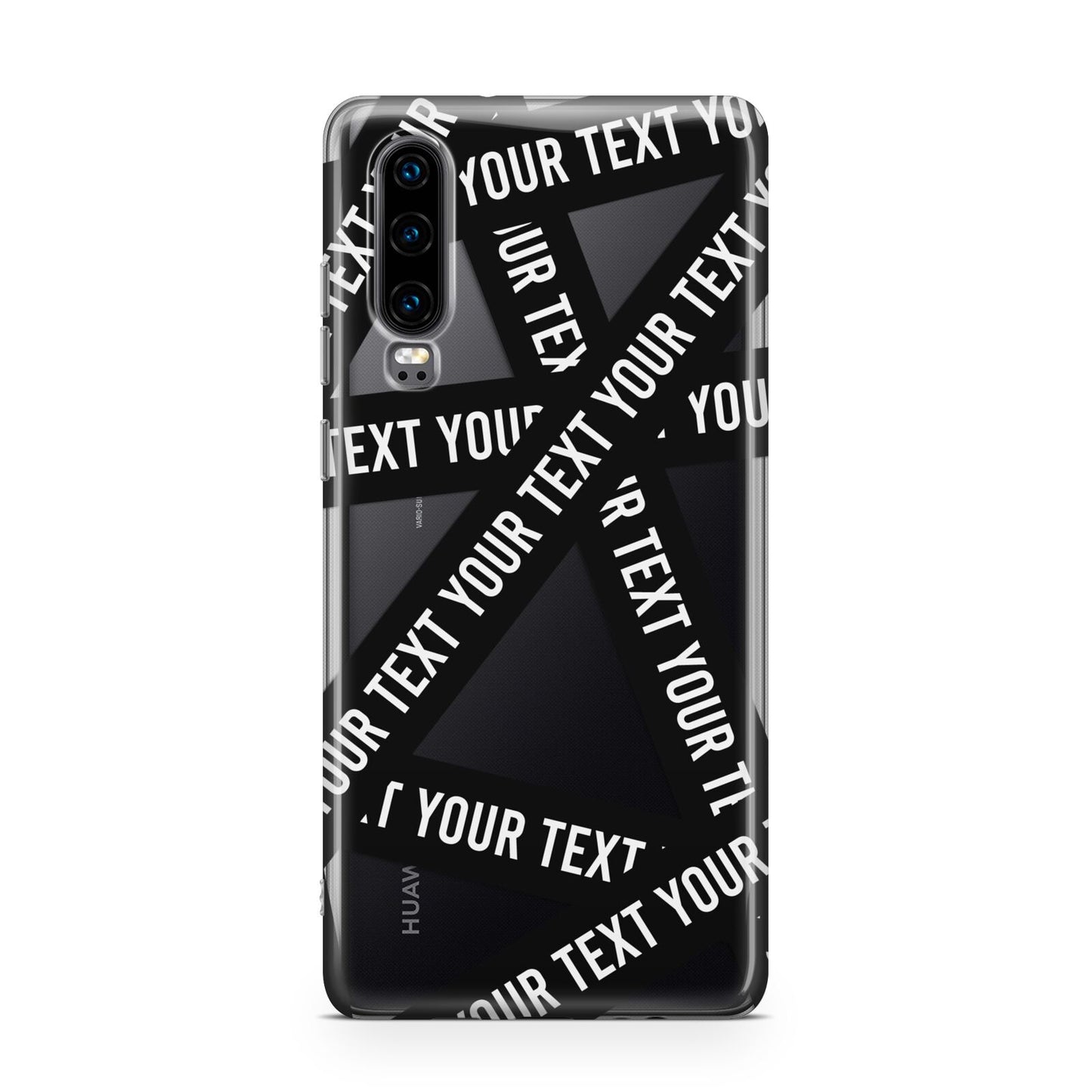 Caution Tape Custom Phrase Huawei P30 Phone Case