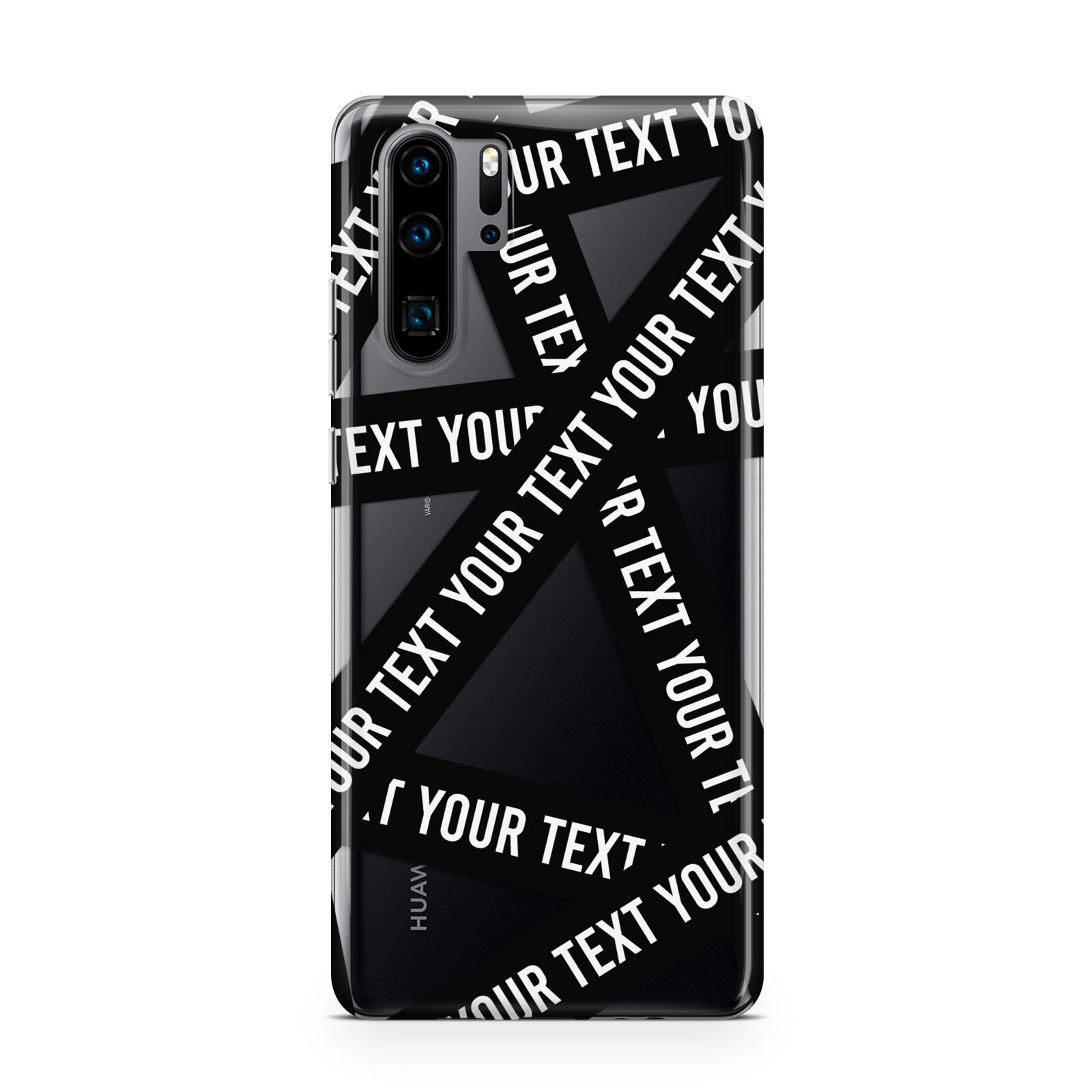 Caution Tape Custom Phrase Huawei P30 Pro Phone Case