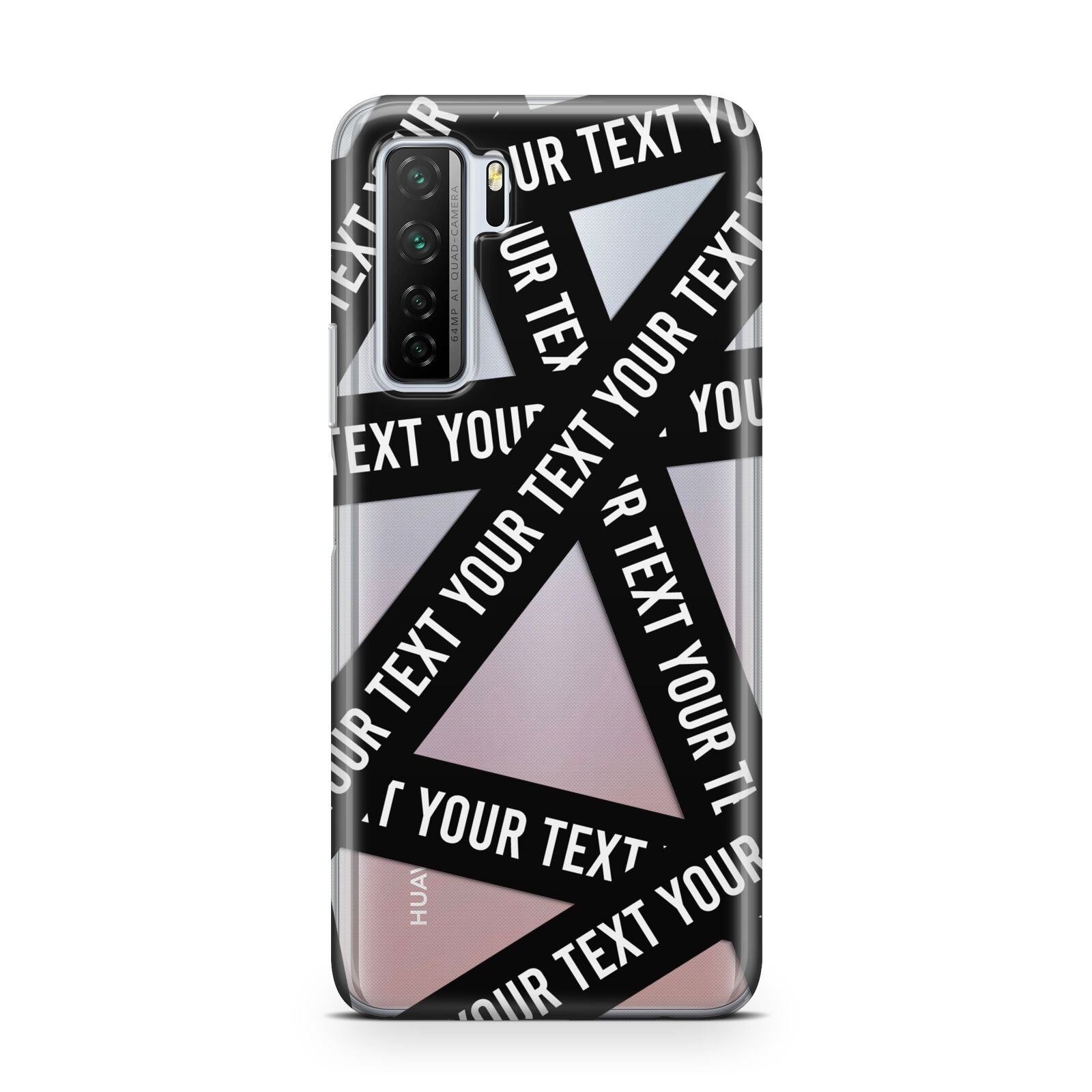 Caution Tape Custom Phrase Huawei P40 Lite 5G Phone Case