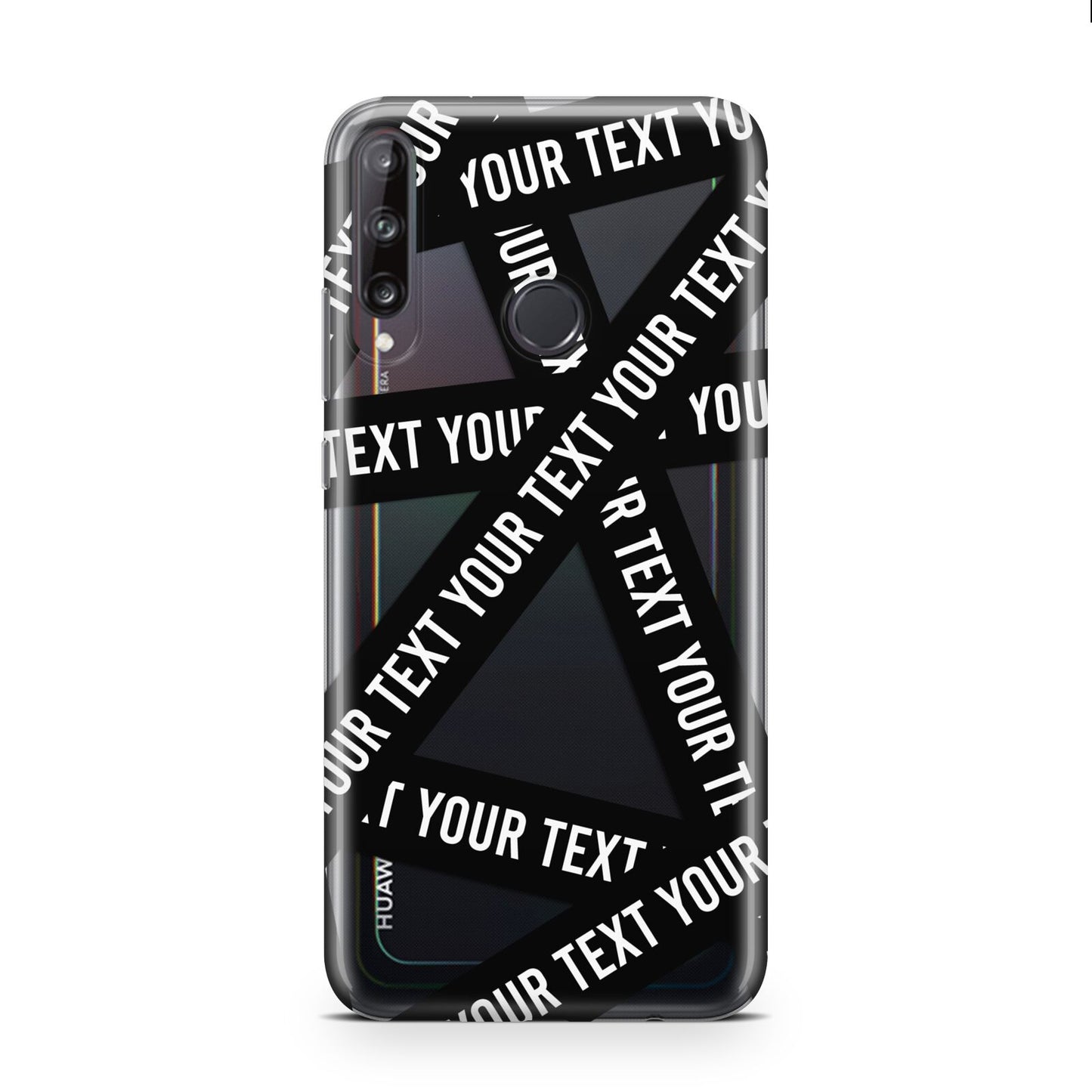 Caution Tape Custom Phrase Huawei P40 Lite E Phone Case