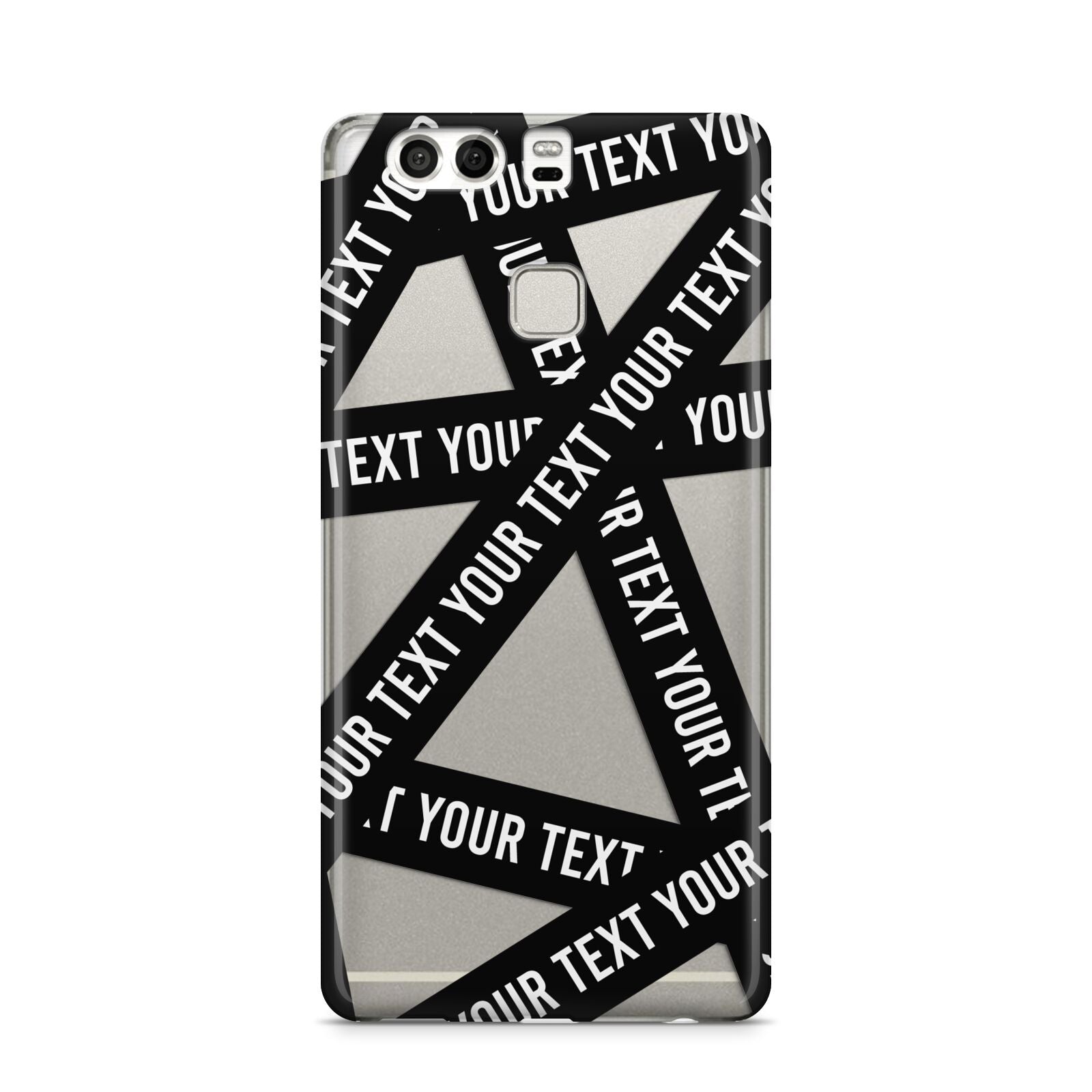 Caution Tape Custom Phrase Huawei P9 Case