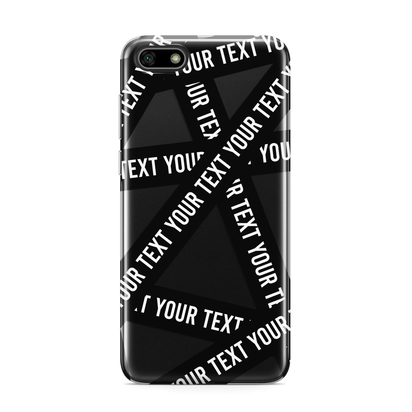 Caution Tape Custom Phrase Huawei Y5 Prime 2018 Phone Case