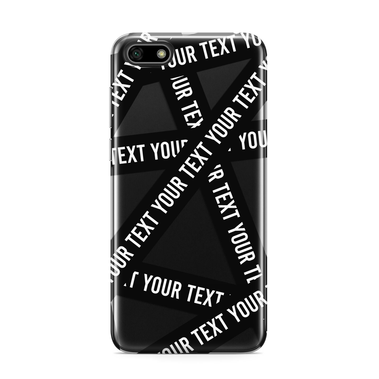 Caution Tape Custom Phrase Huawei Y5 Prime 2018 Phone Case