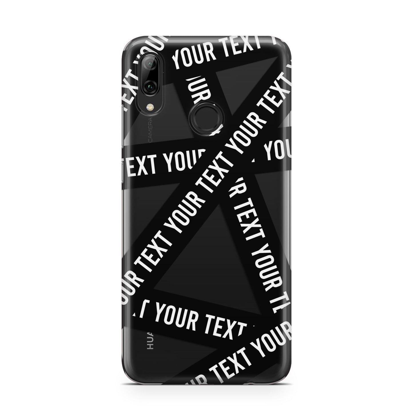 Caution Tape Custom Phrase Huawei Y7 2019