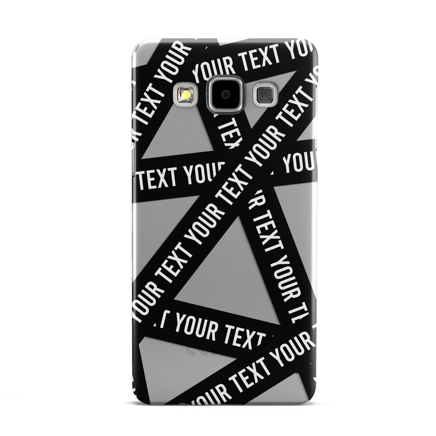 Caution Tape Custom Phrase Samsung Galaxy A5 Case