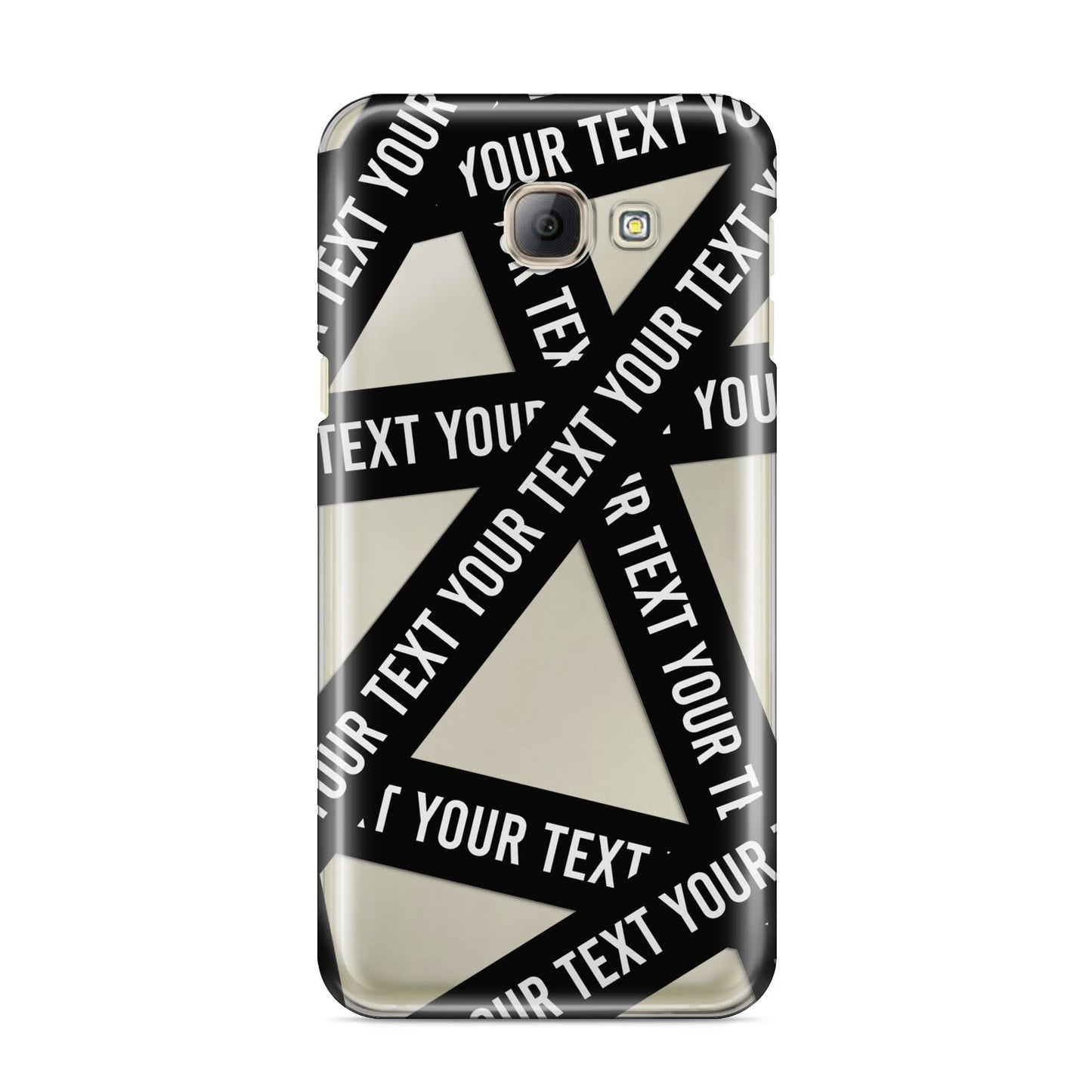 Caution Tape Custom Phrase Samsung Galaxy A8 2016 Case