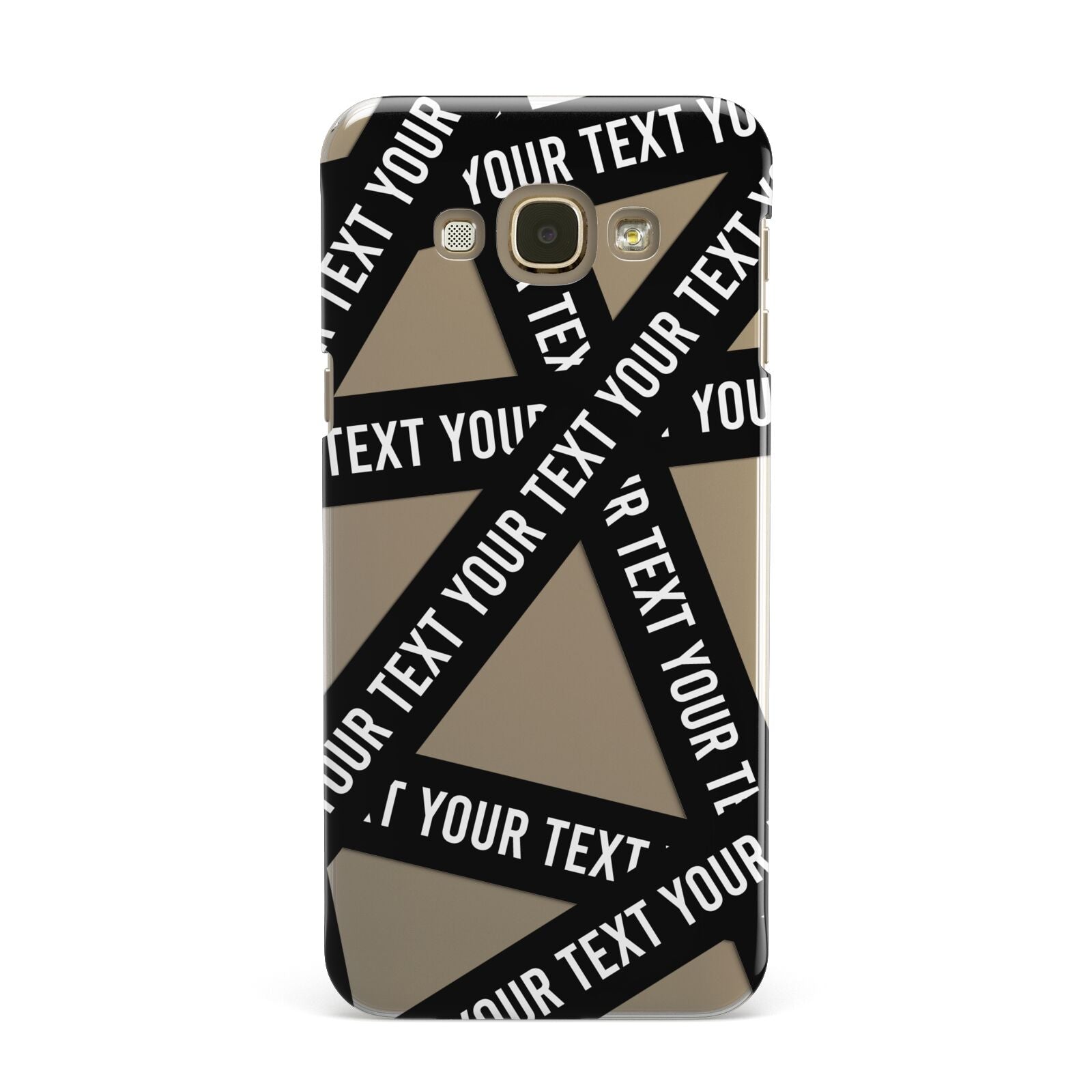 Caution Tape Custom Phrase Samsung Galaxy A8 Case