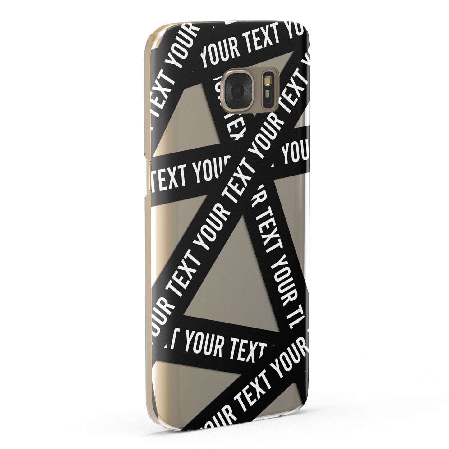 Caution Tape Custom Phrase Samsung Galaxy Case Fourty Five Degrees