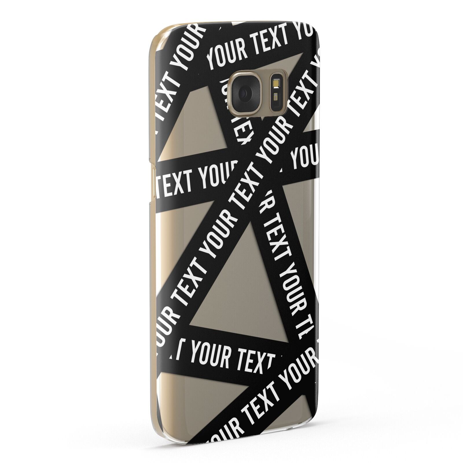 Caution Tape Custom Phrase Samsung Galaxy Case Fourty Five Degrees