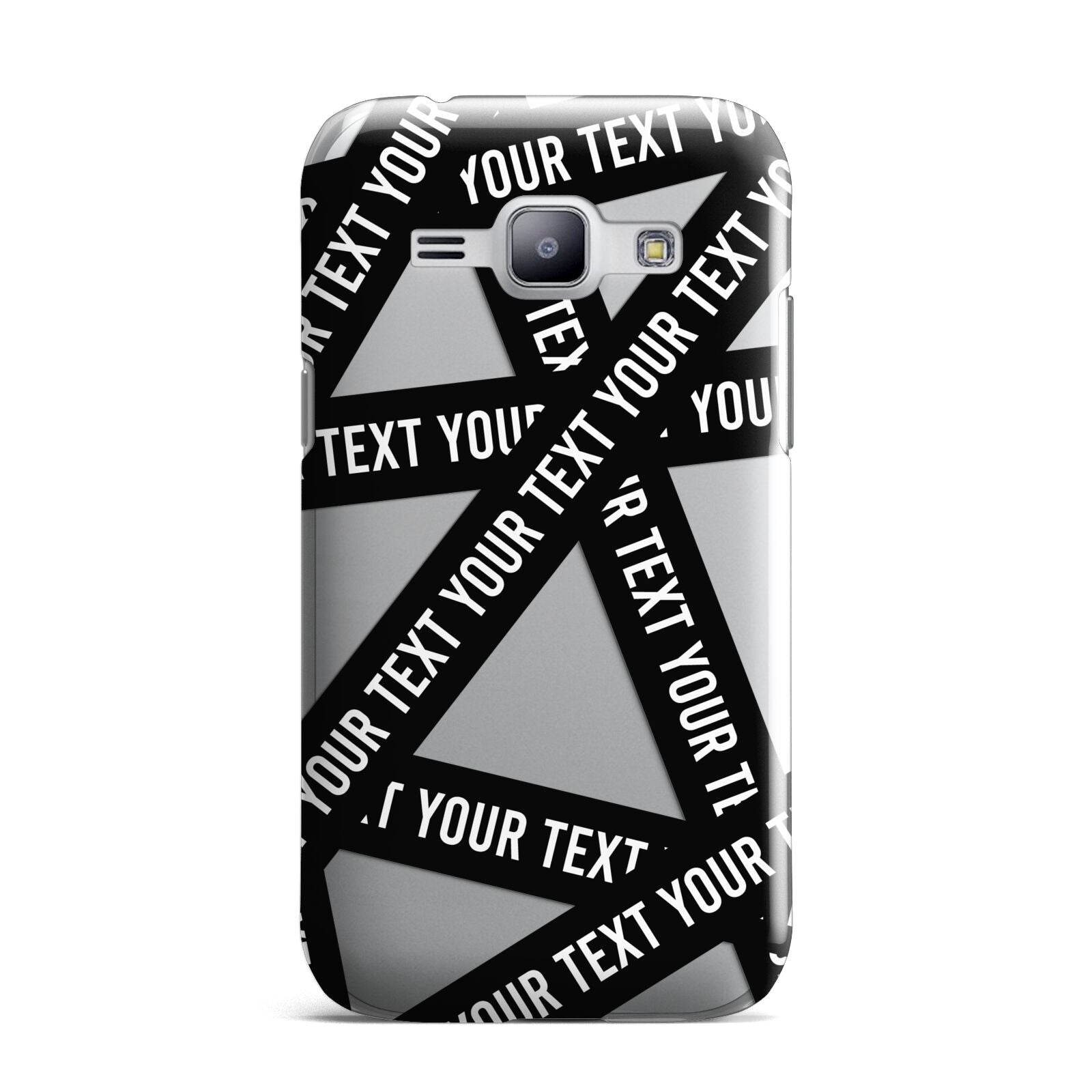 Caution Tape Custom Phrase Samsung Galaxy J1 2015 Case