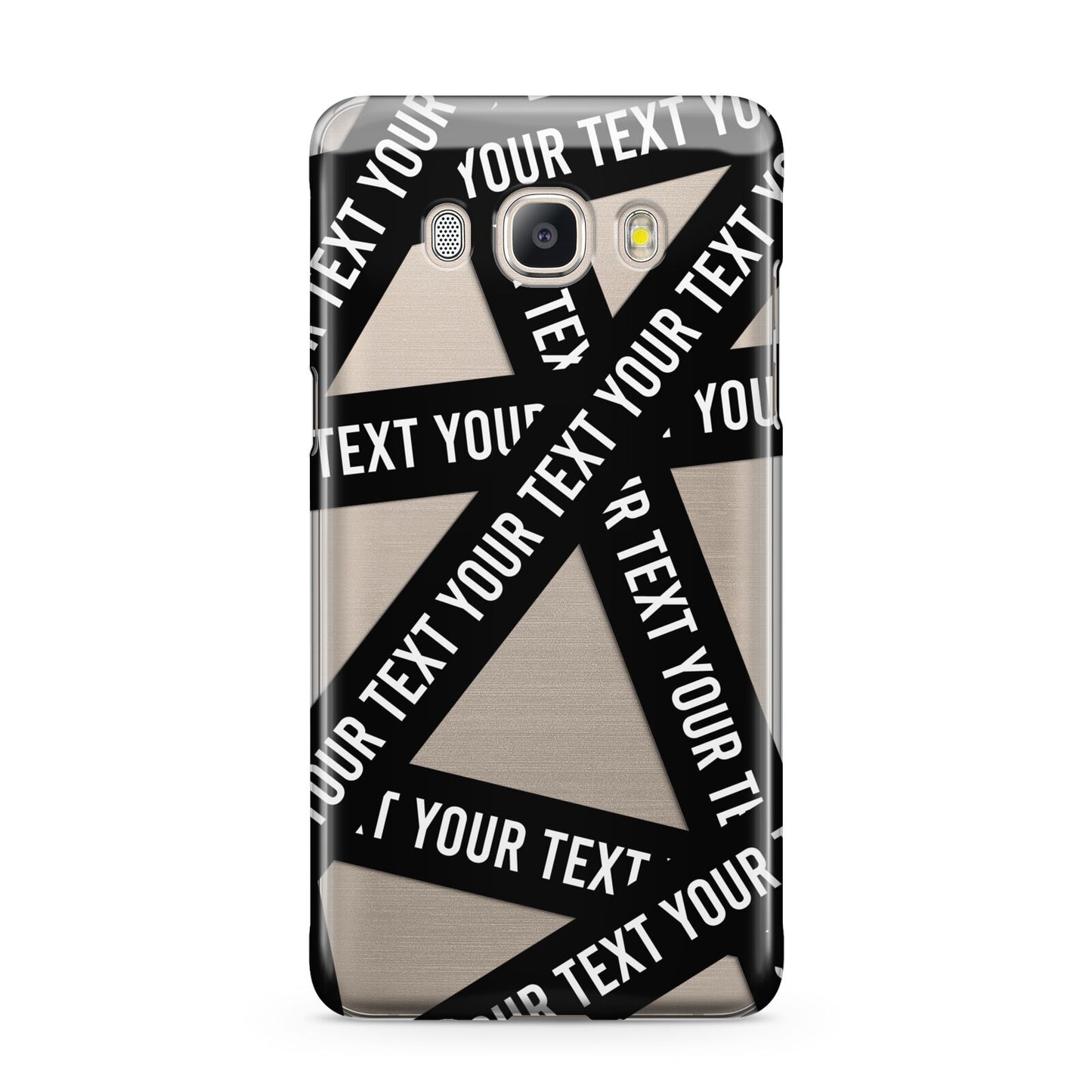 Caution Tape Custom Phrase Samsung Galaxy J5 2016 Case