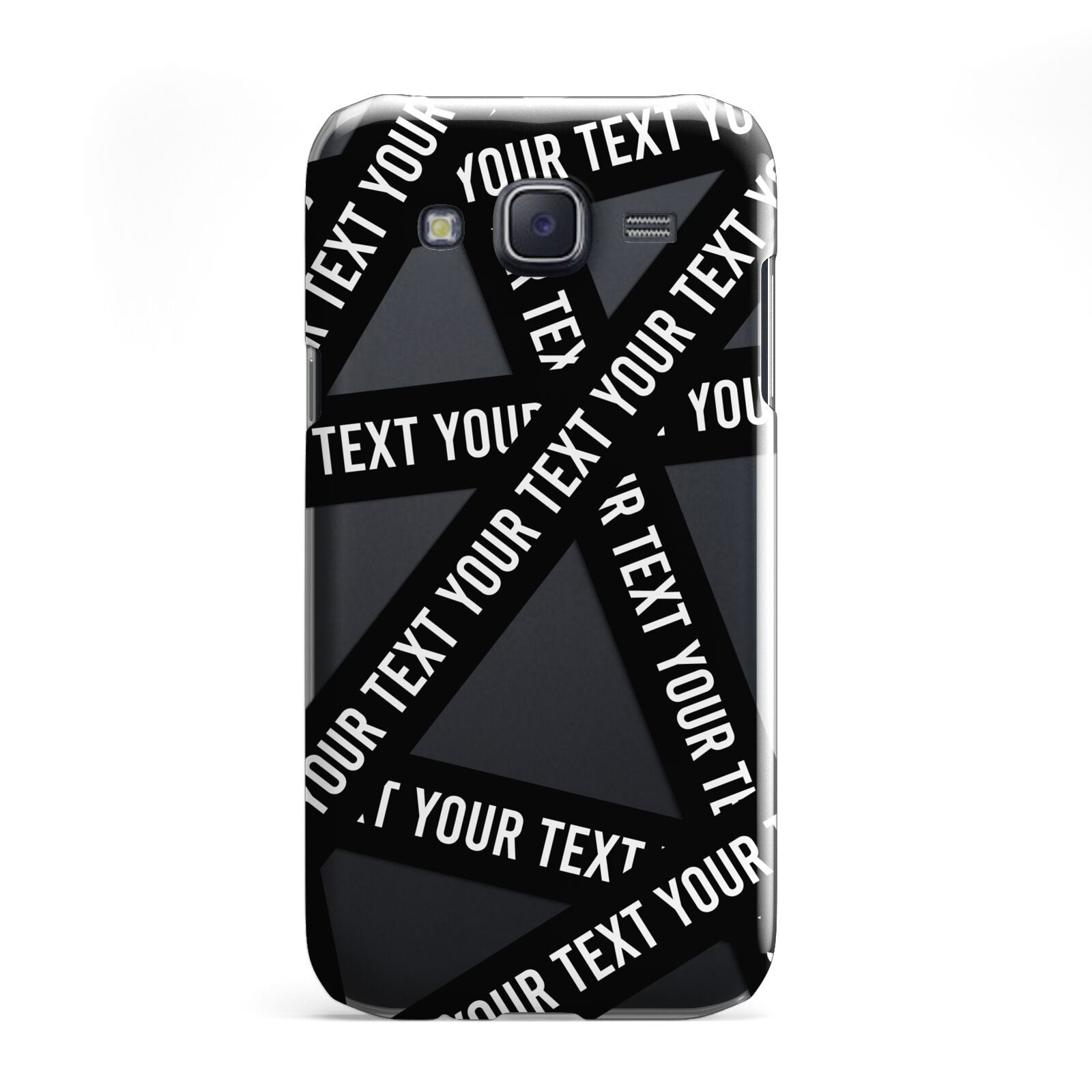 Caution Tape Custom Phrase Samsung Galaxy J5 Case