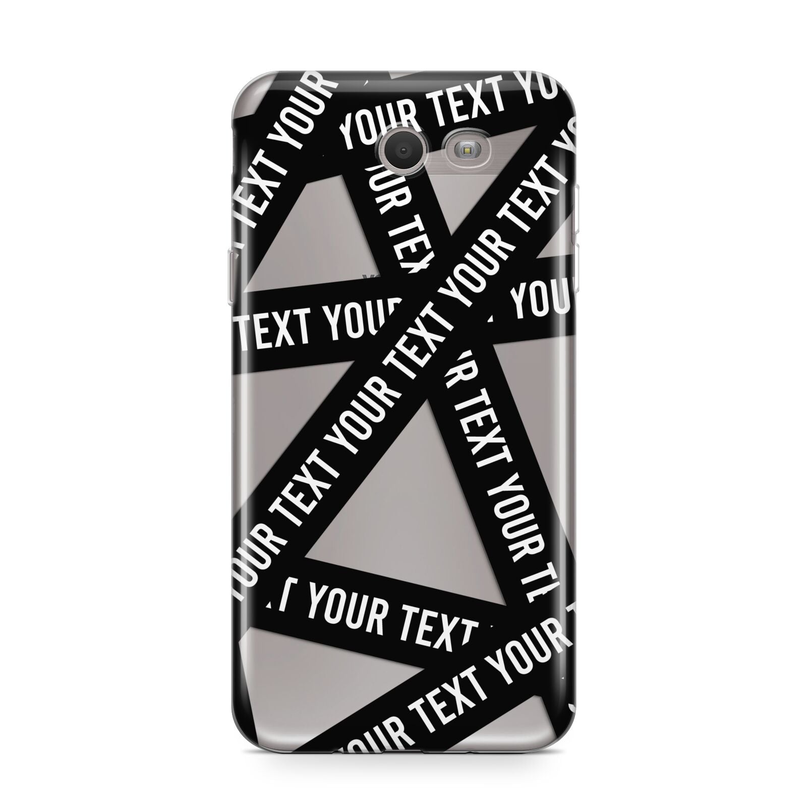 Caution Tape Custom Phrase Samsung Galaxy J7 2017 Case