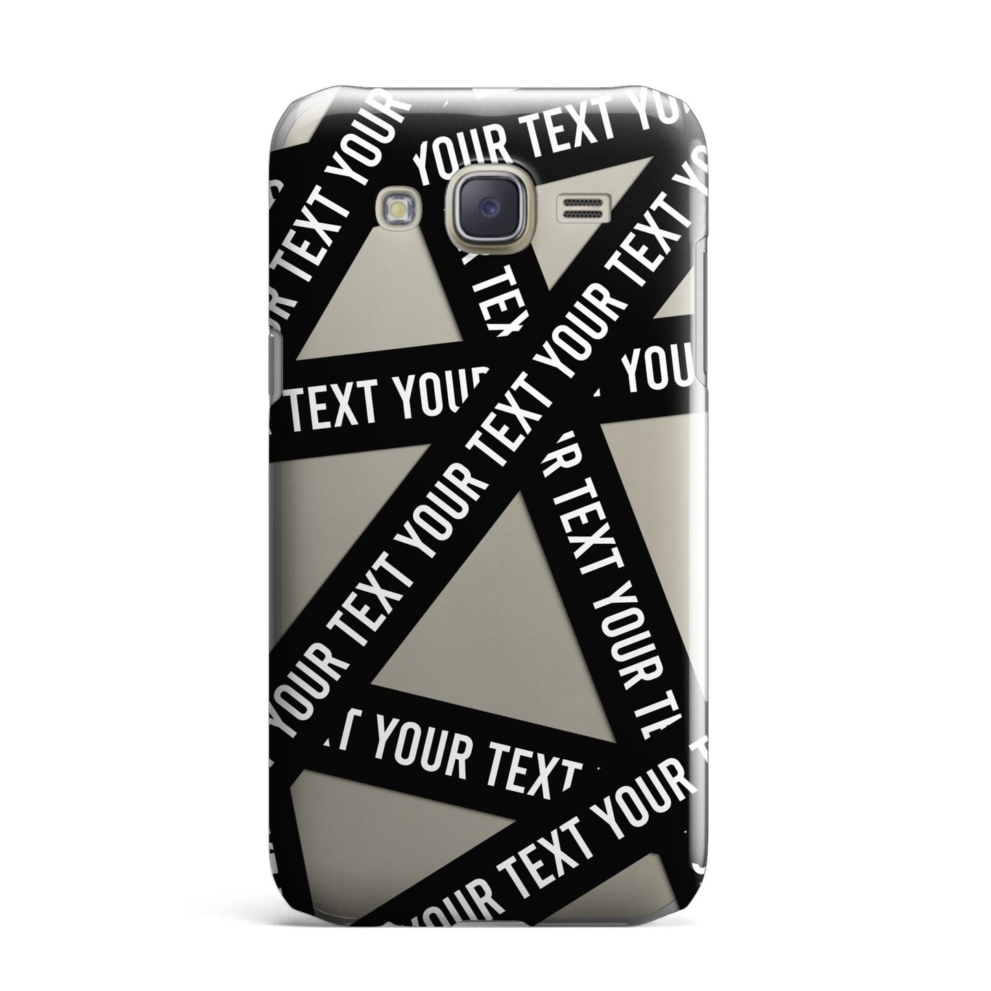 Caution Tape Custom Phrase Samsung Galaxy J7 Case