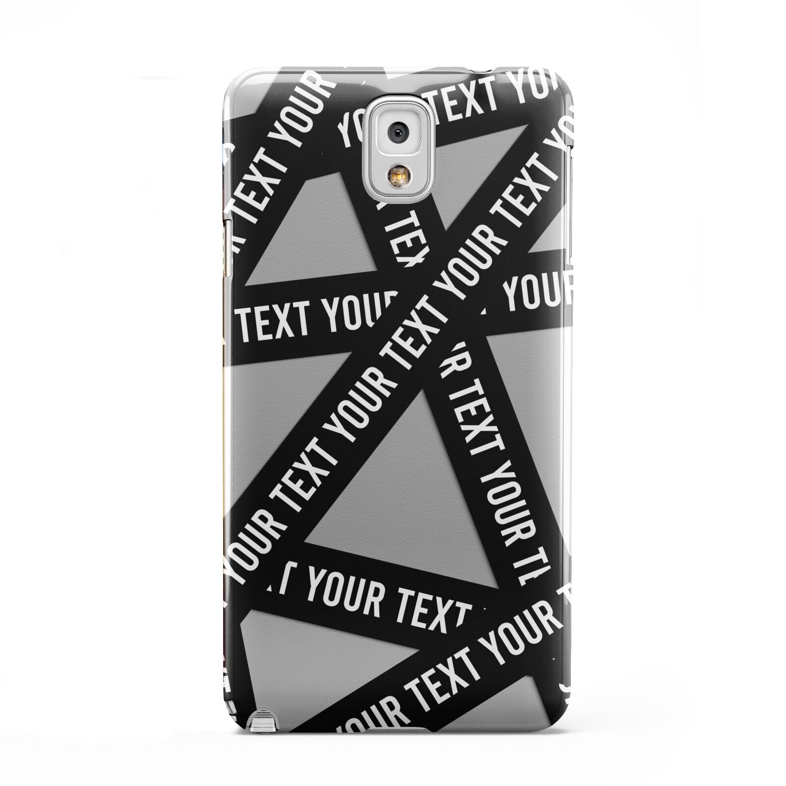 Caution Tape Custom Phrase Samsung Galaxy Note 3 Case