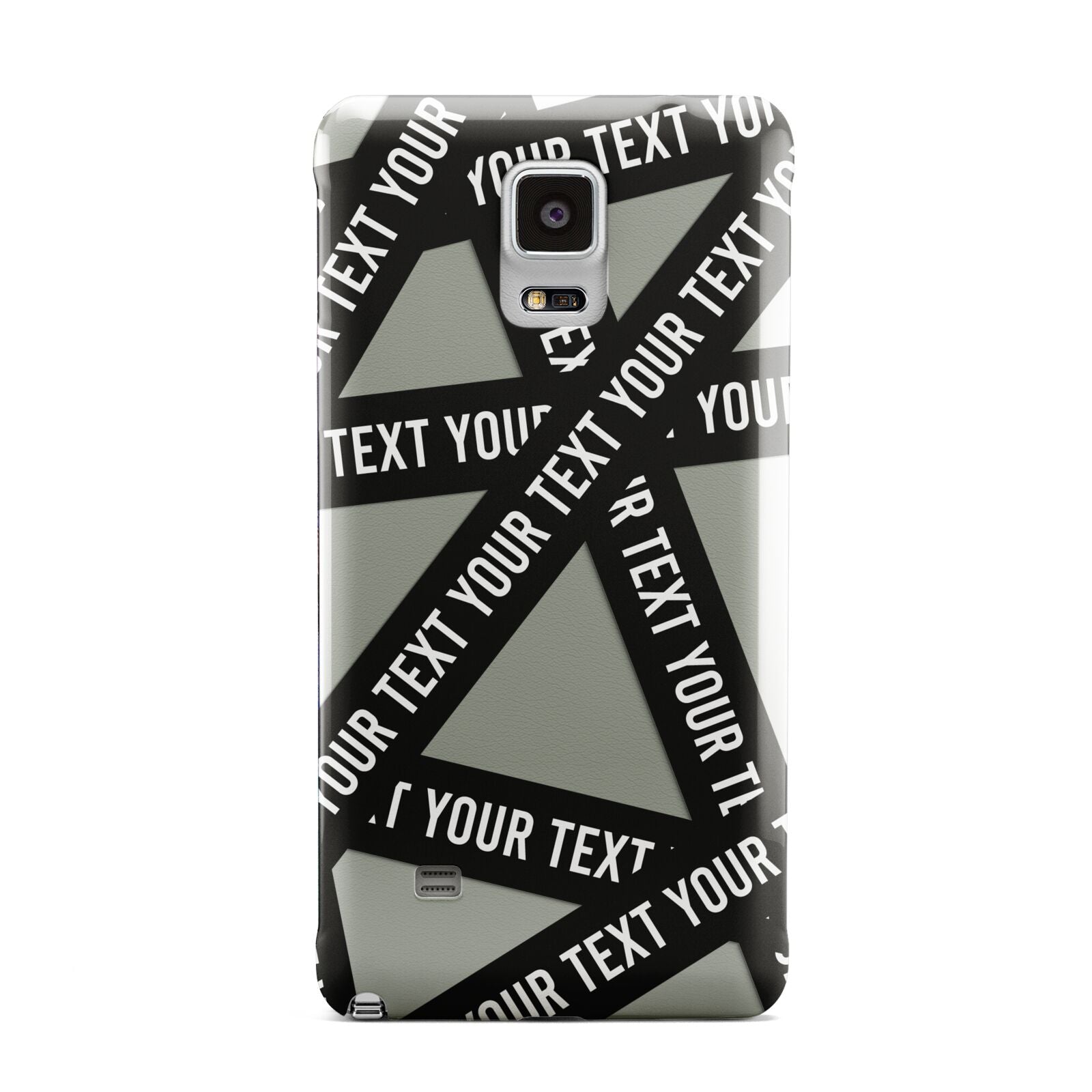 Caution Tape Custom Phrase Samsung Galaxy Note 4 Case