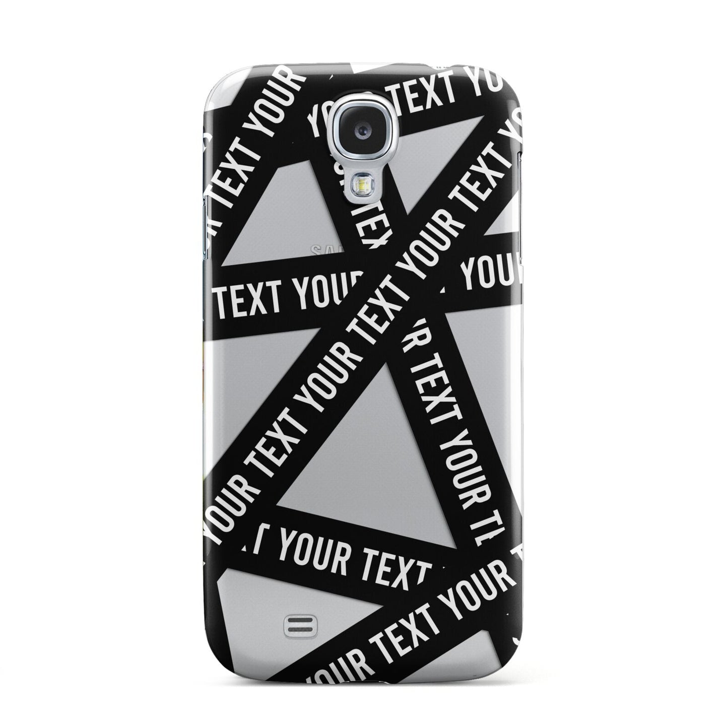 Caution Tape Custom Phrase Samsung Galaxy S4 Case